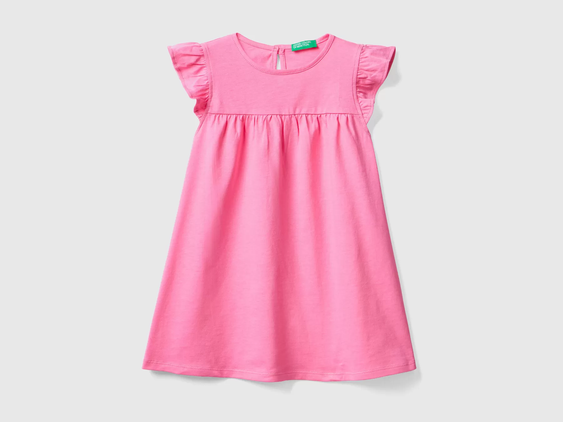 Benetton Abitino Con Manica Ad Aletta Rosa Best