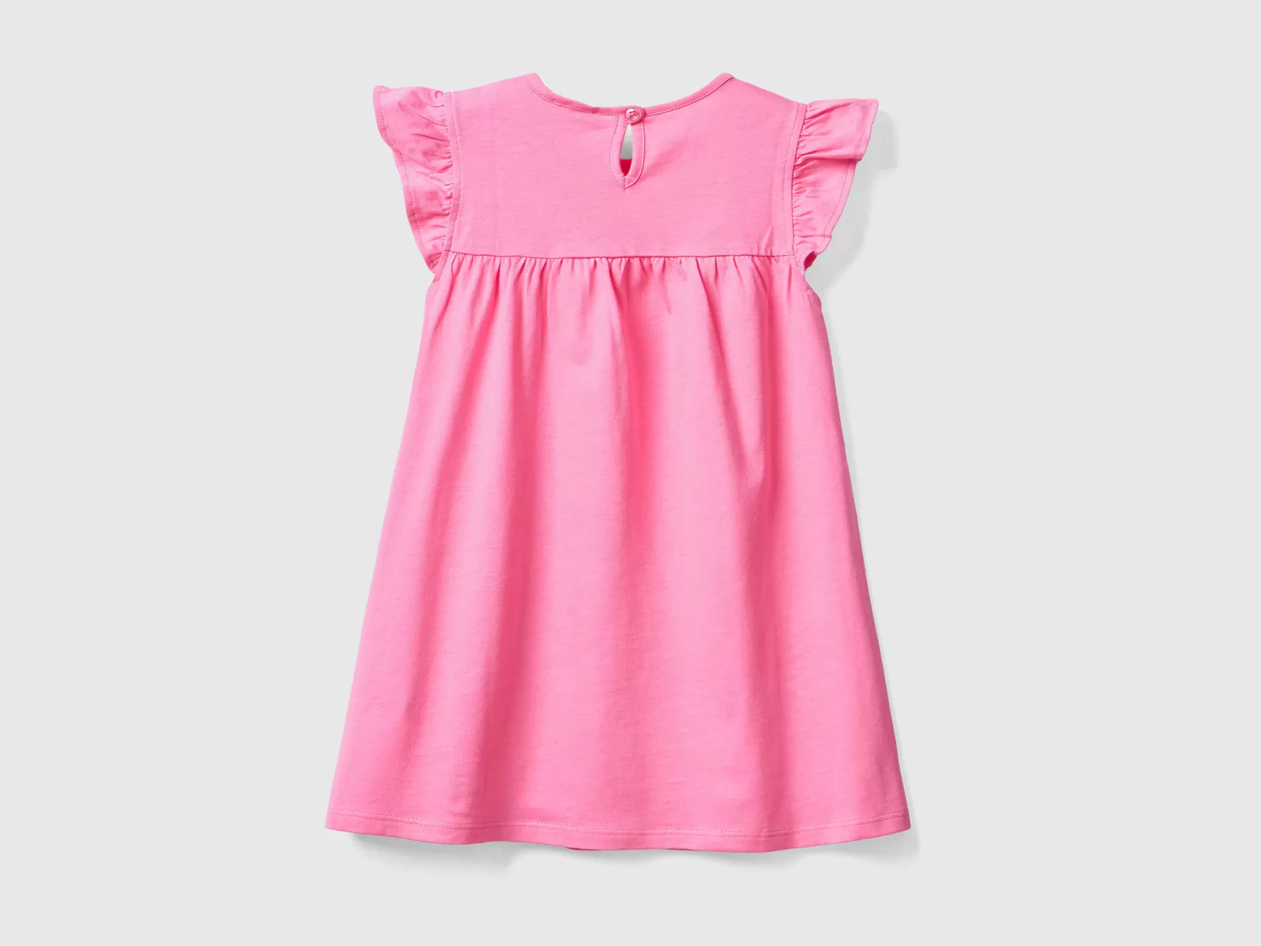 Benetton Abitino Con Manica Ad Aletta Rosa Best