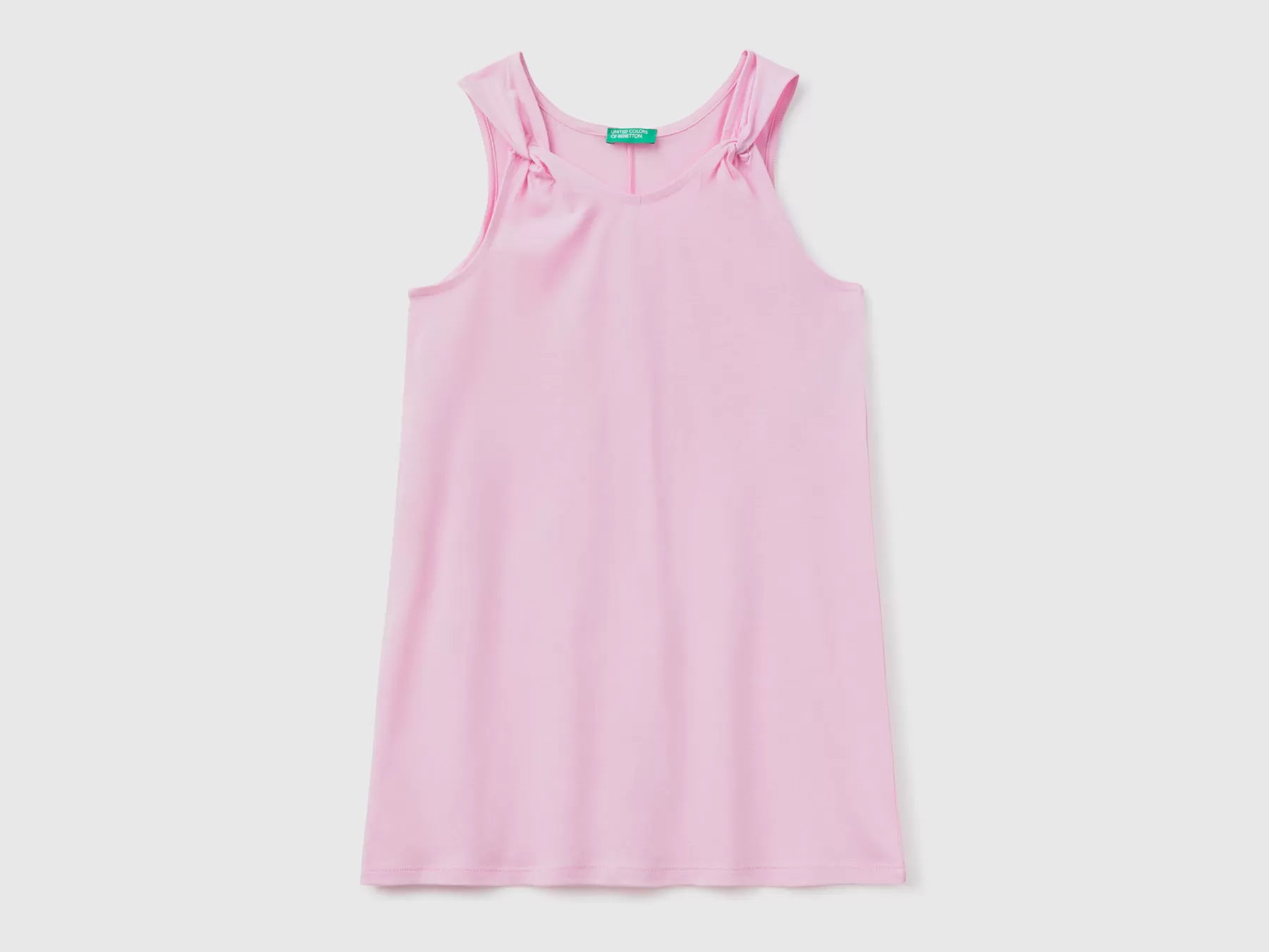 Benetton Abito Copricostume Smanicato Rosa Discount