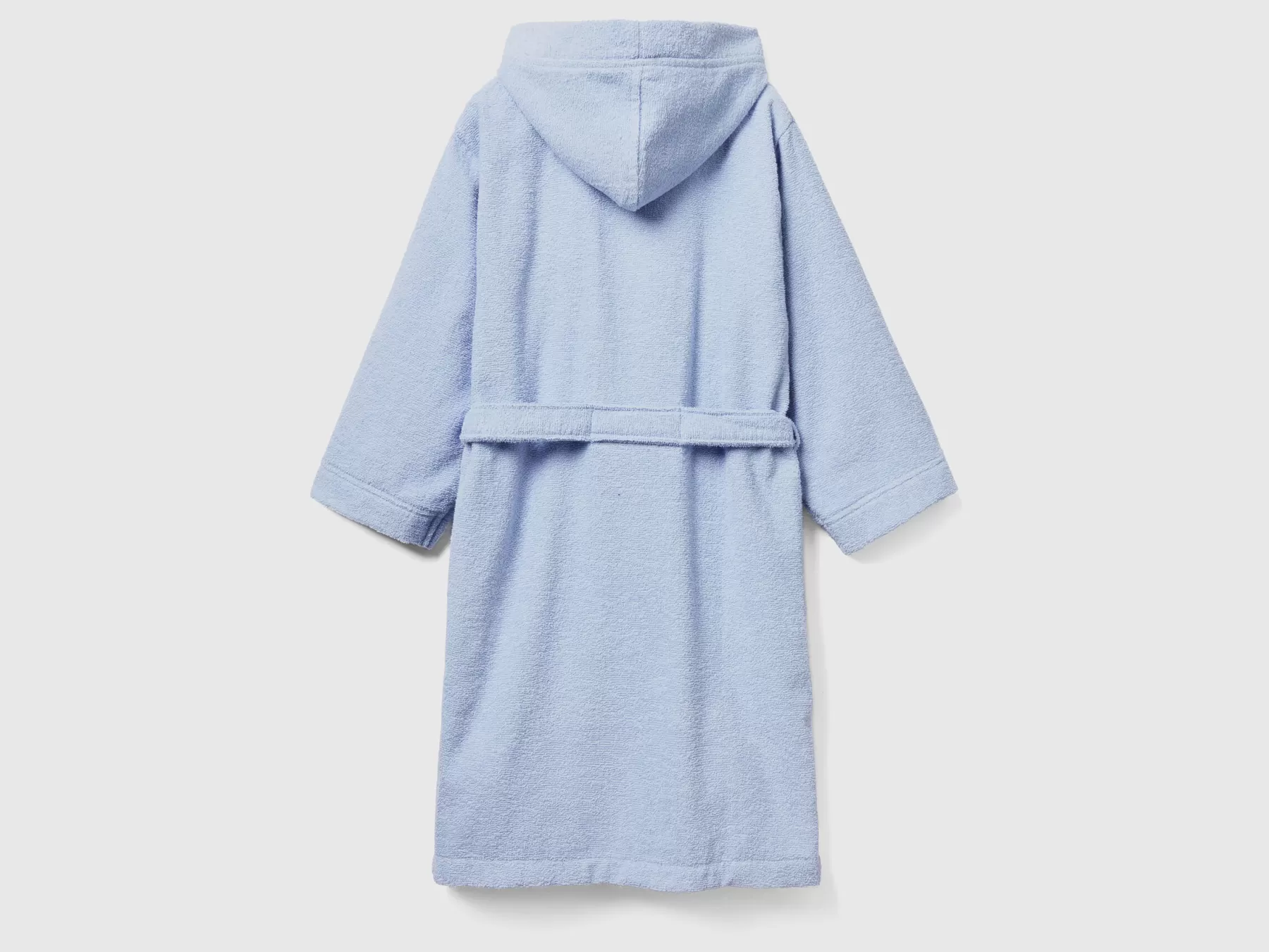 Benetton Accappatoio 100% Cotone Bio Azzurro Sale