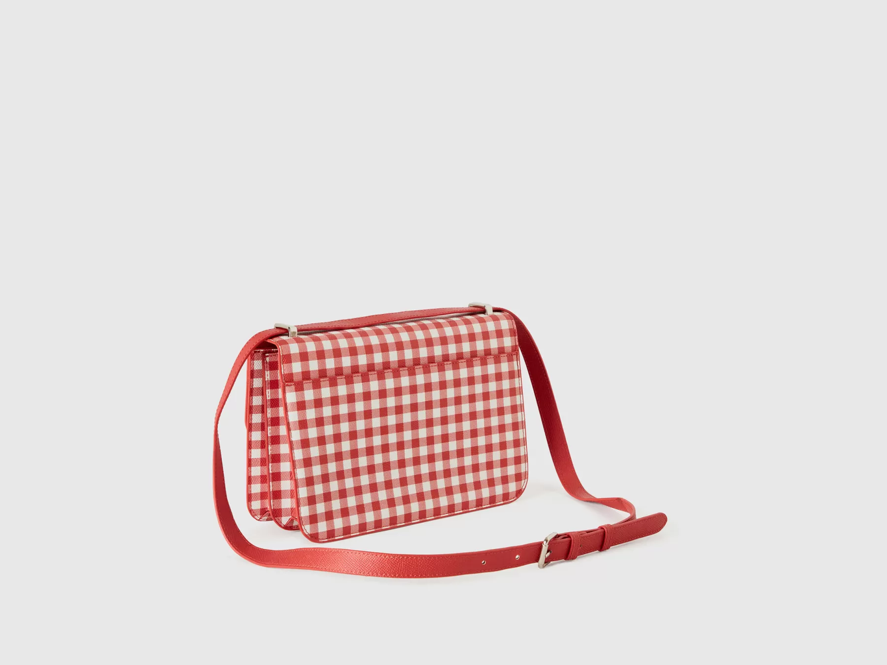 Benetton Be Bag Grande Rossa Vichy Rosso Best