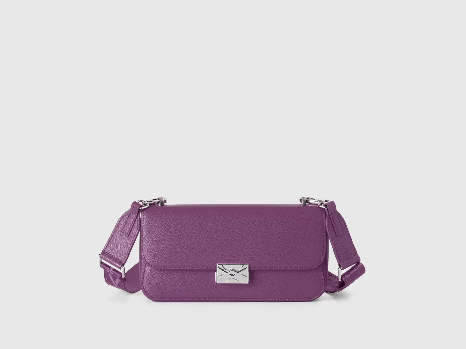 Benetton Be Bag Media Viola Flash Sale