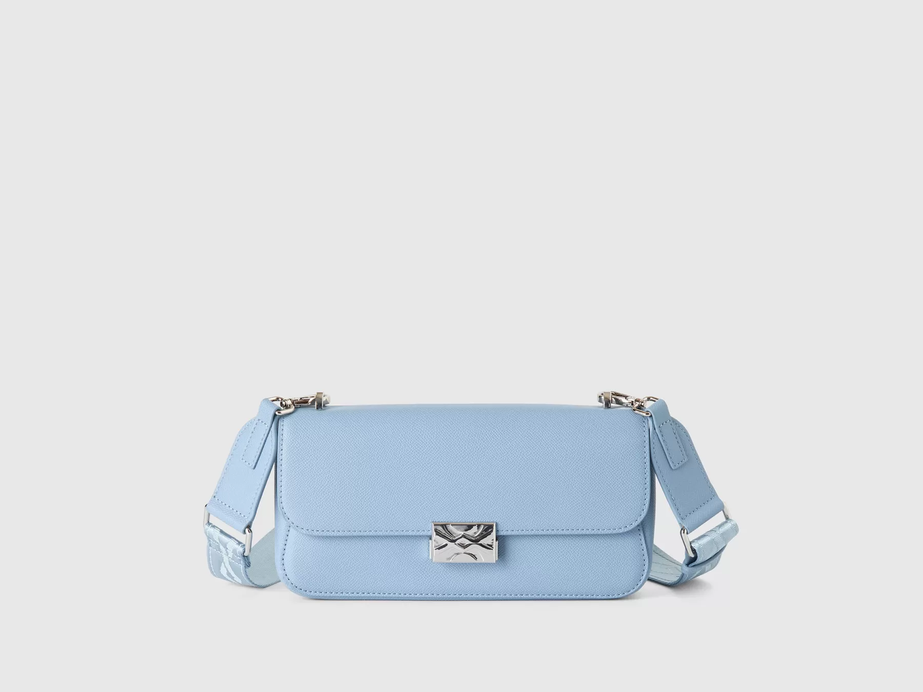 Benetton Be Bag Media Azzurra Azzurro Best Sale