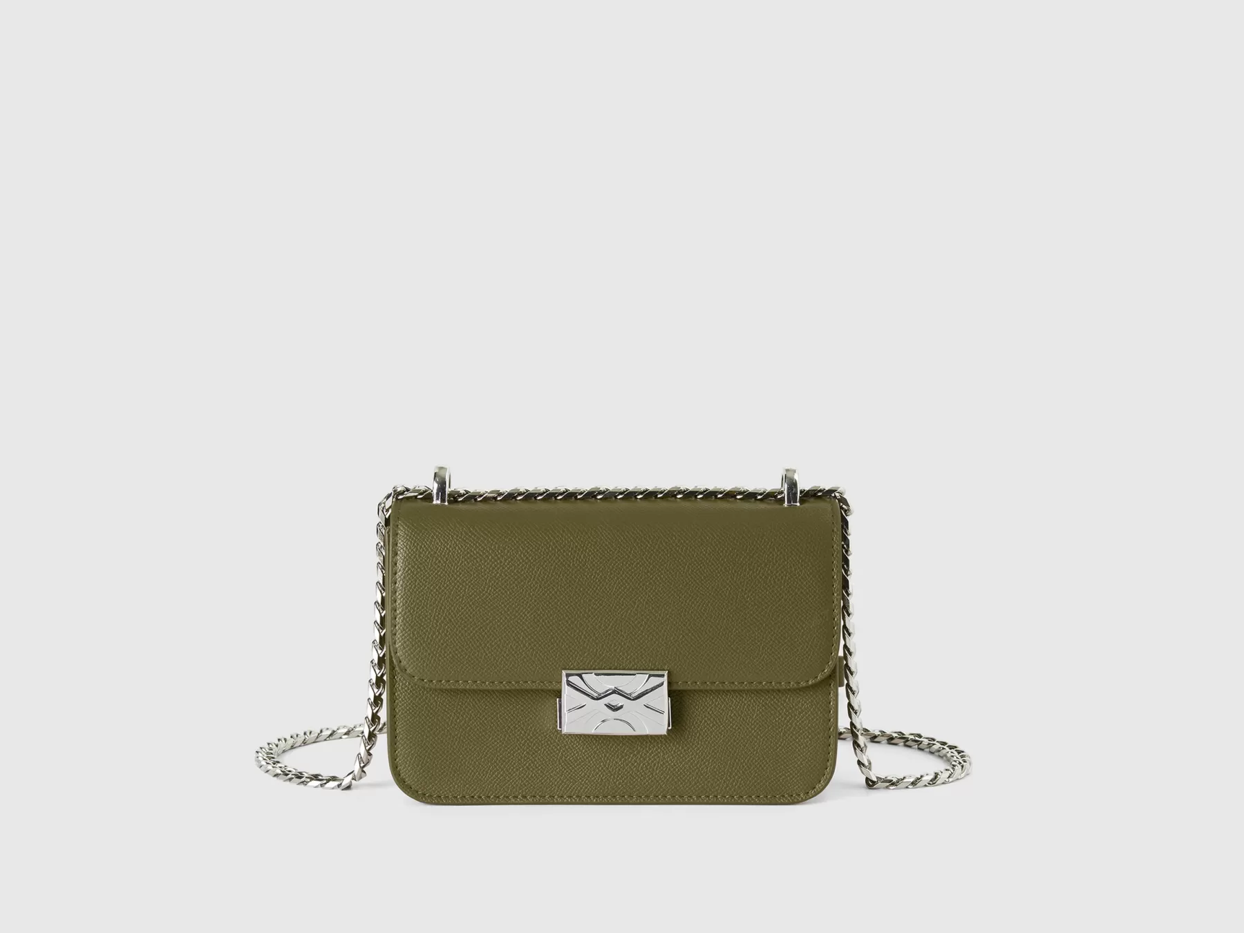 Benetton Be Bag Piccola Verde Militare Clearance