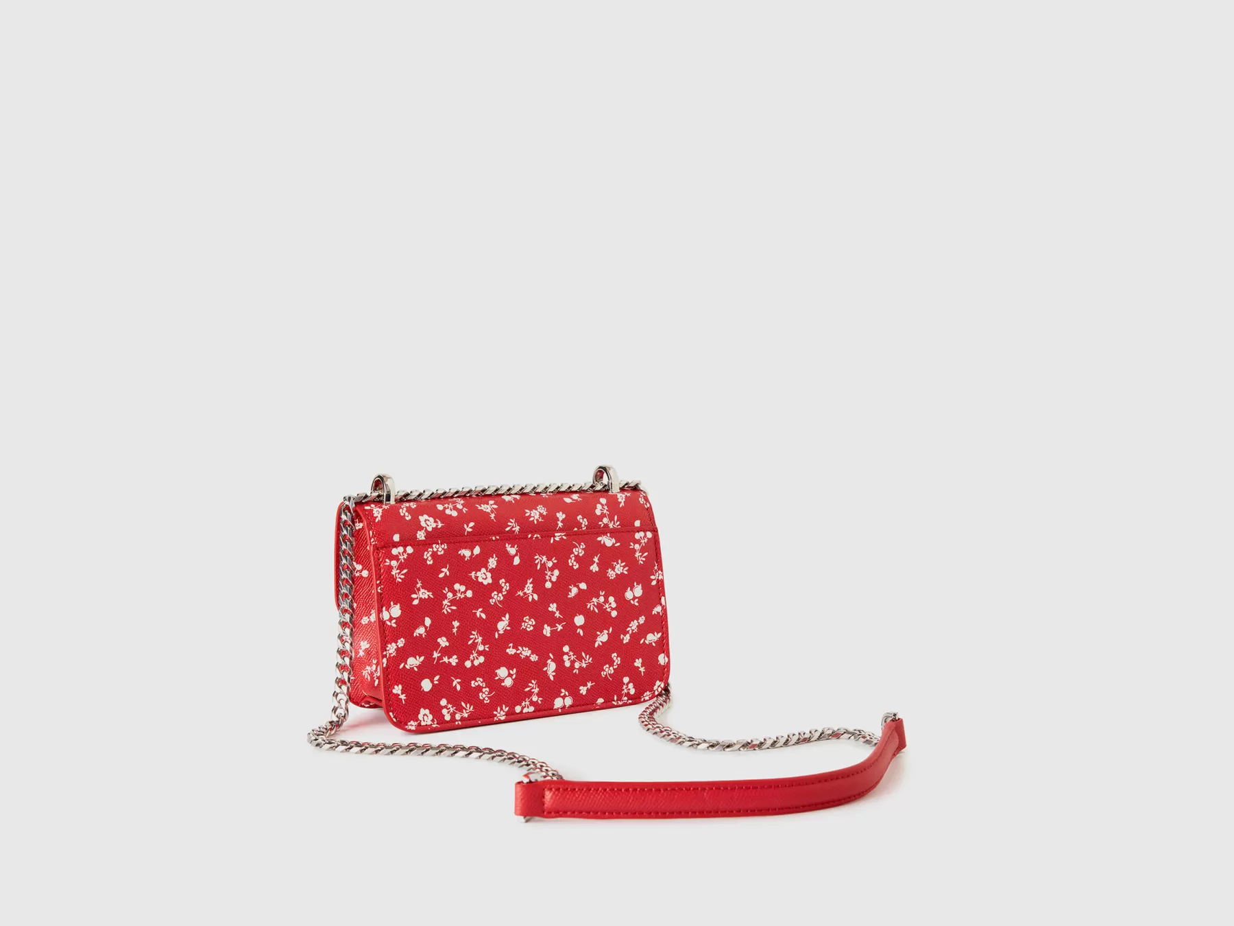 Benetton Be Bag Piccola Rossa Fantasia Rosso Discount