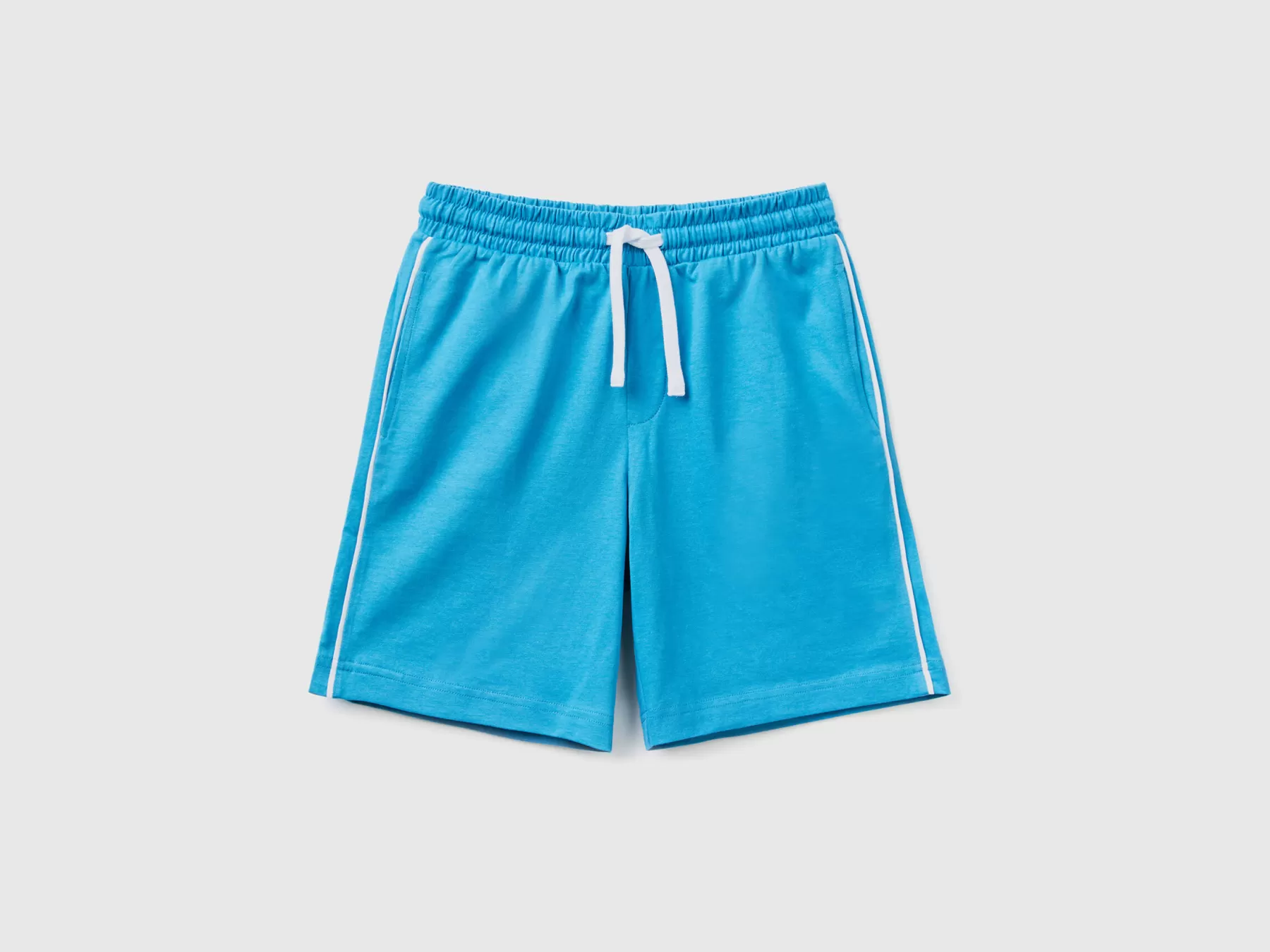 Benetton Bermuda Con Coulisse Regular Fit Turchese Clearance