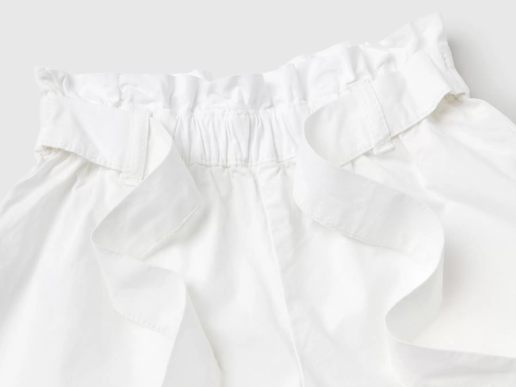 Benetton Bermuda Con Fusciacca Bianco Cheap