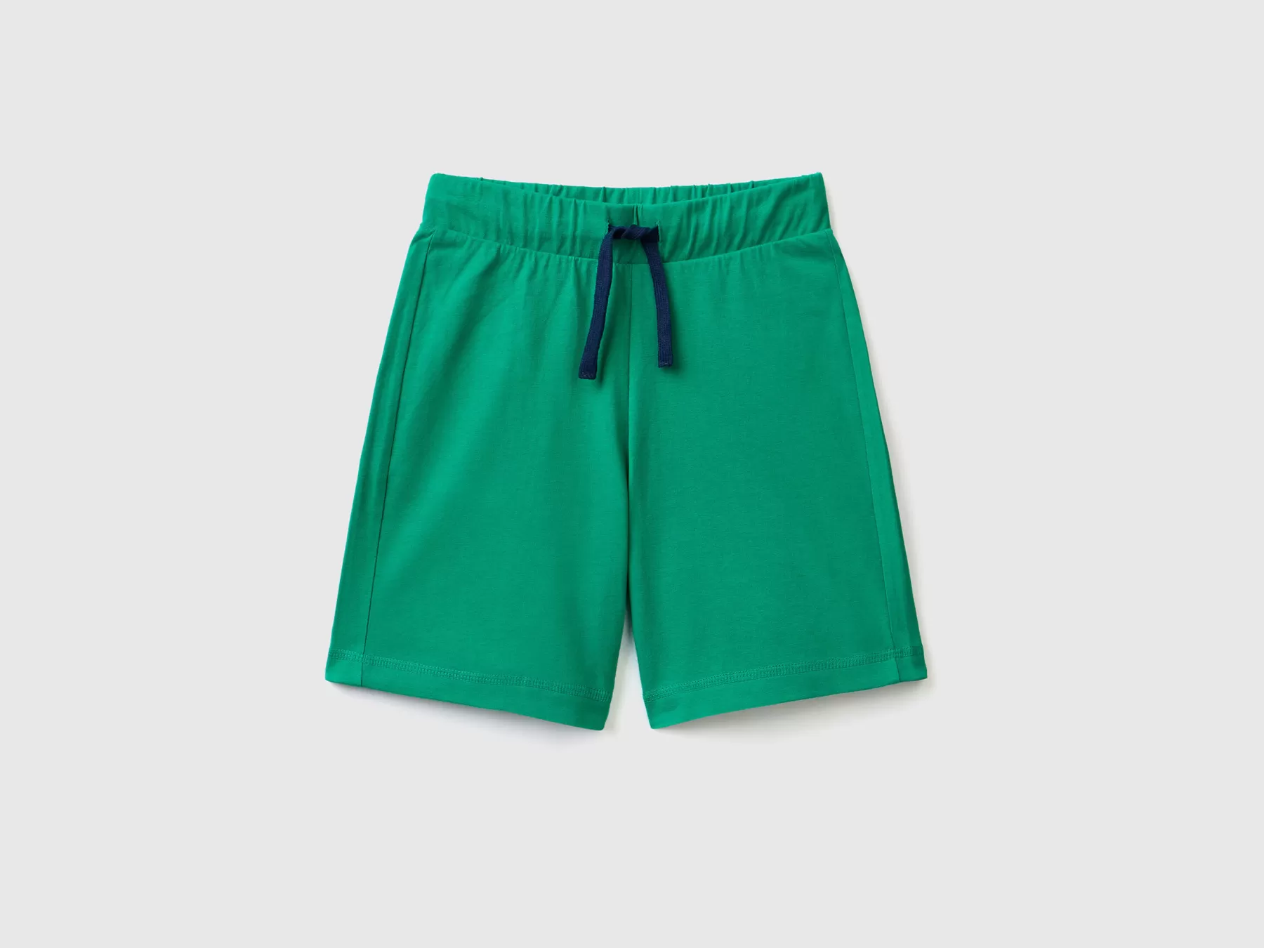 Benetton Bermuda In 100% Cotone Verde Store