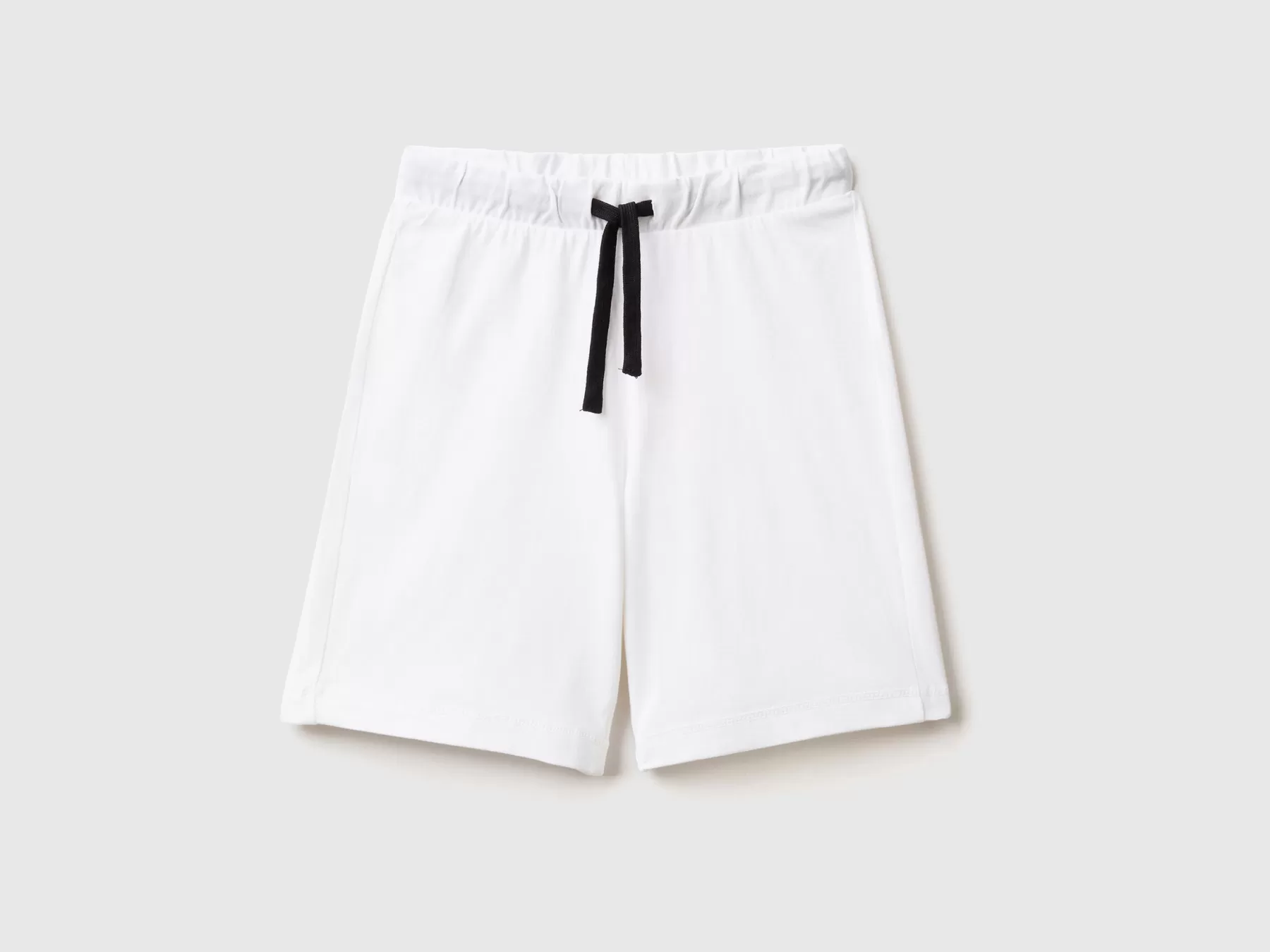 Benetton Bermuda In 100% Cotone Bianco Store