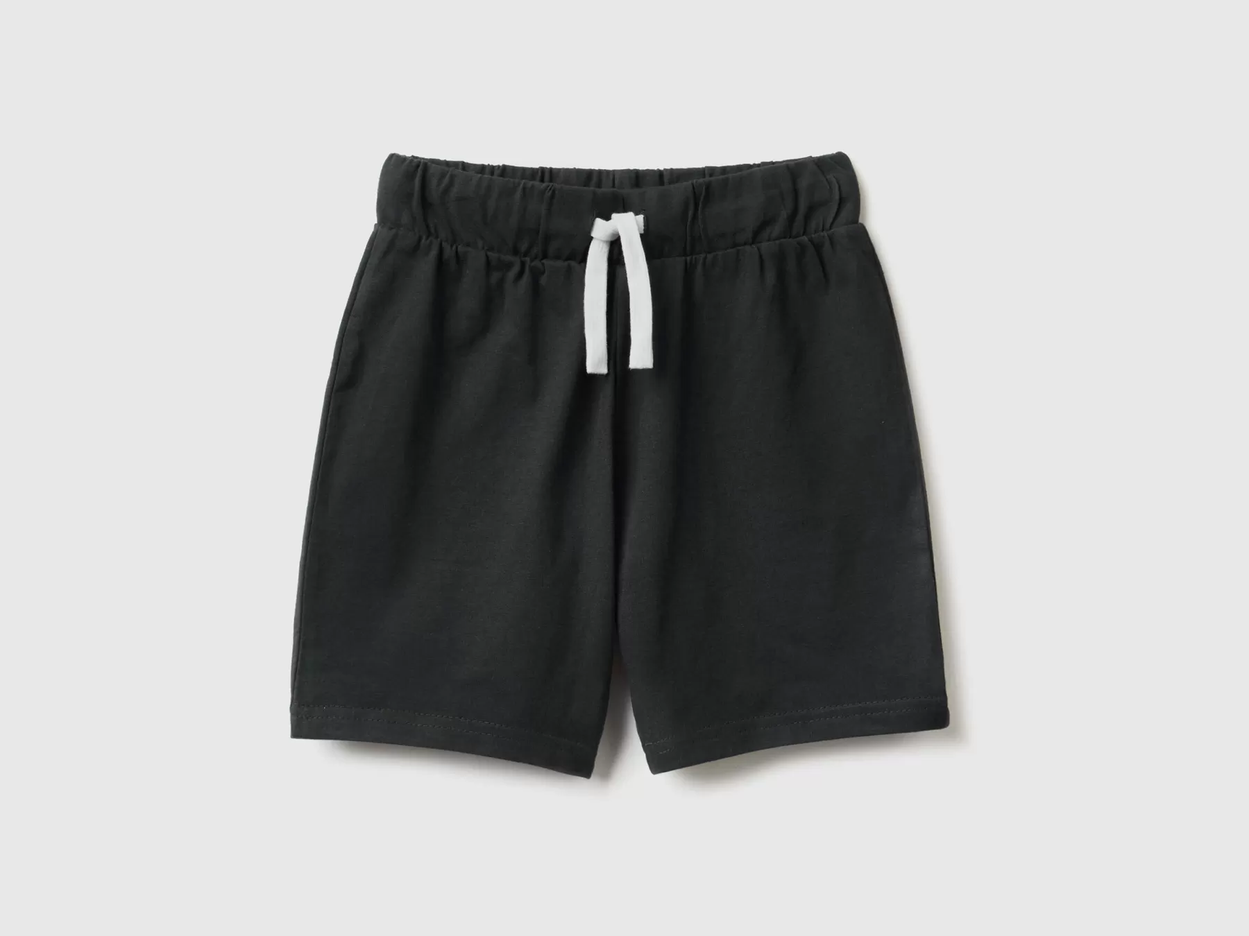 Benetton Bermuda In Jersey Nero Cheap