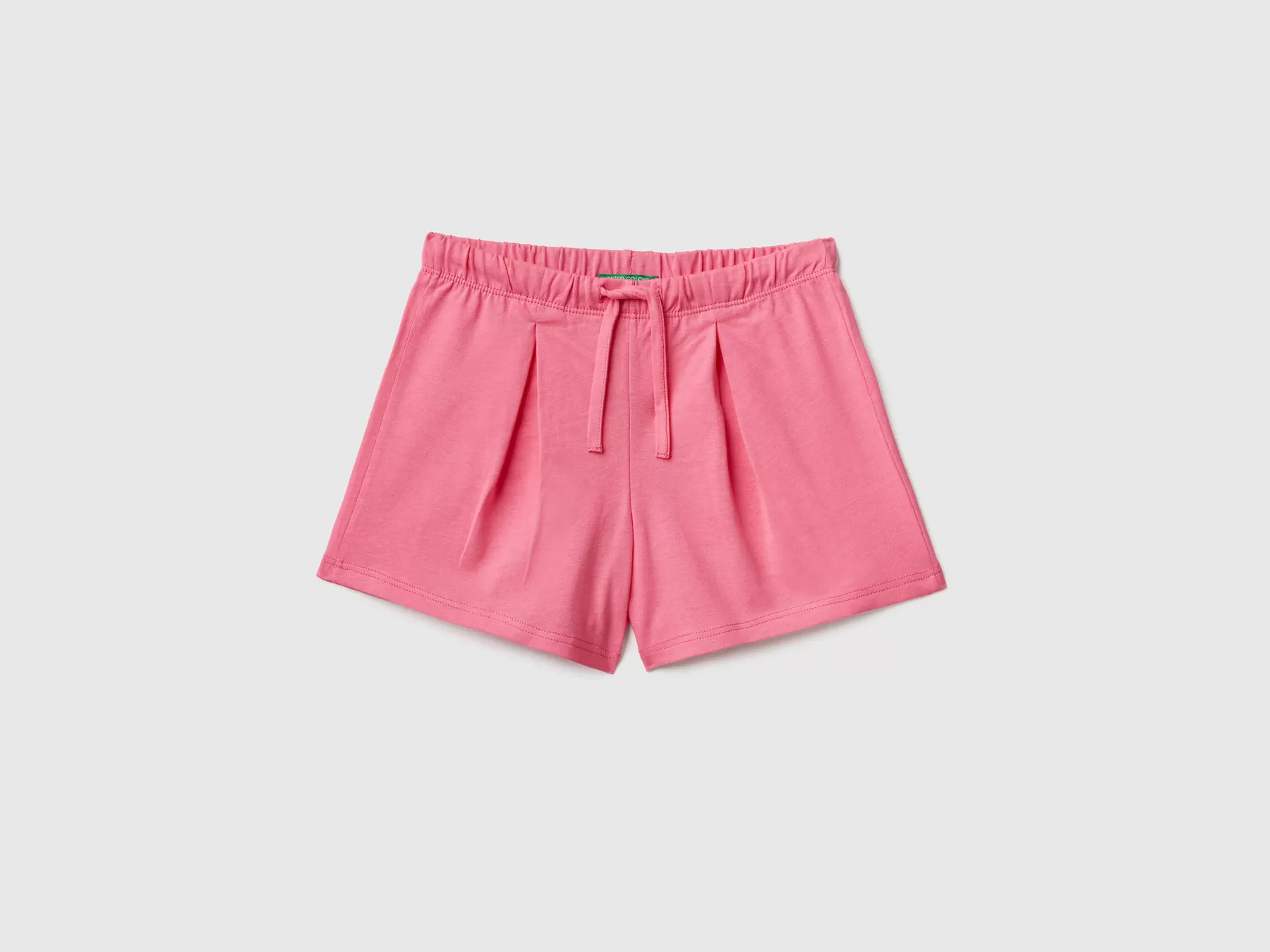 Benetton Bermuda In Puro Cotone Rosa Best Sale