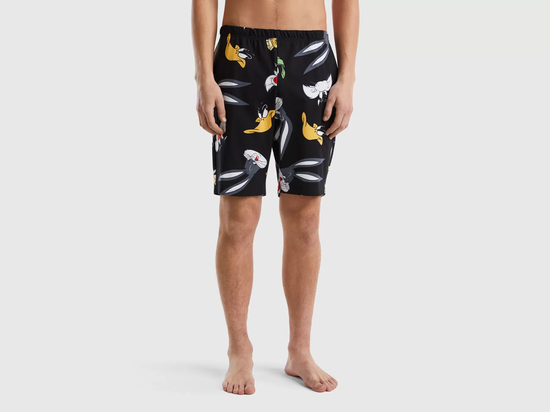 Benetton Bermuda Looney Tunes Nero Online