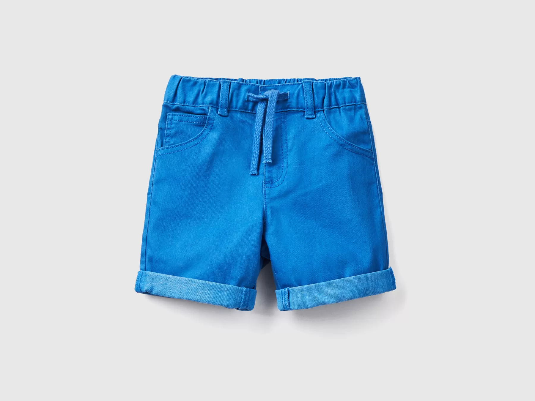 Benetton Bermuda Slim Fit Bluette Outlet