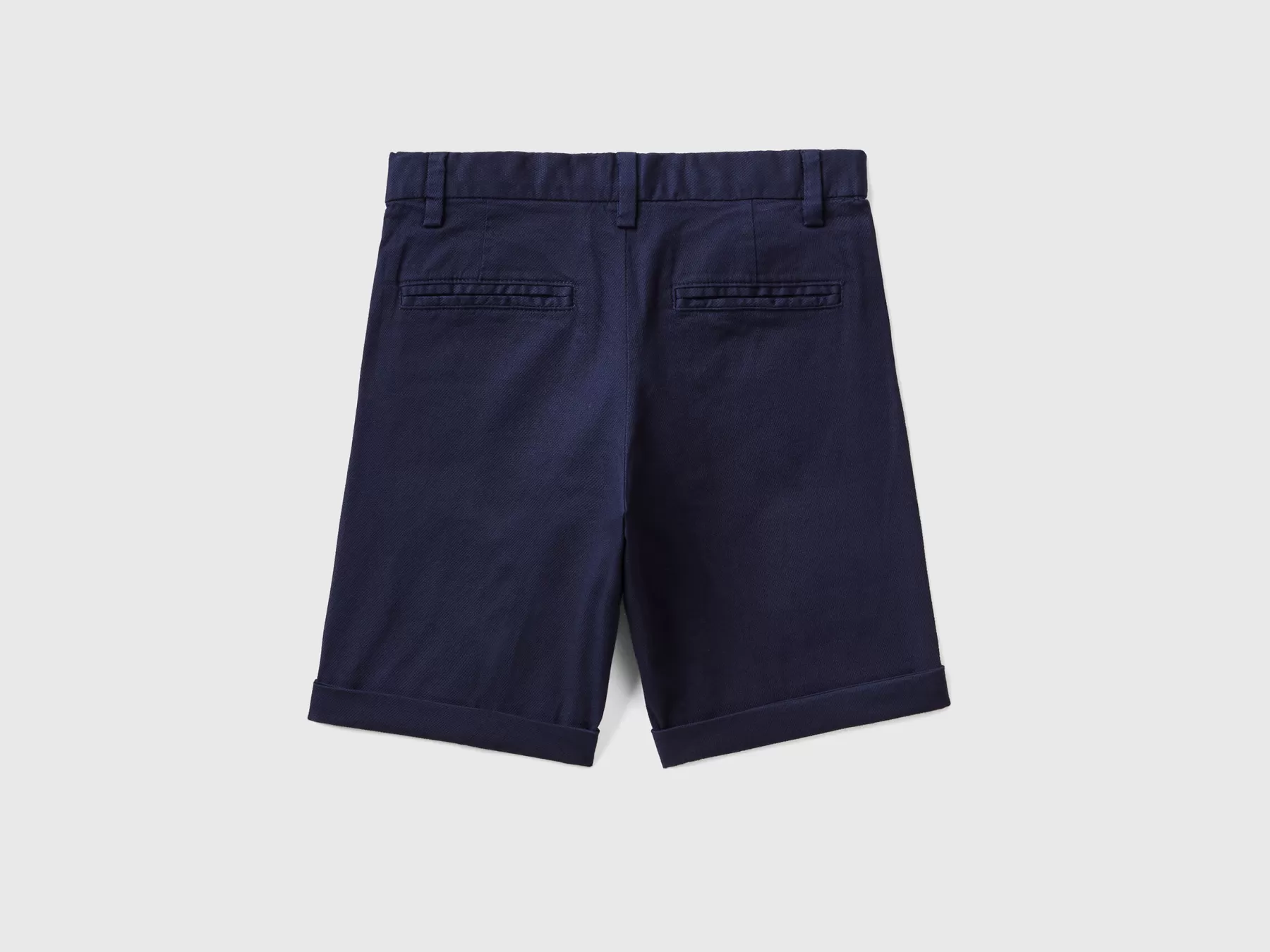 Benetton Bermuda Slim Fit Blu Scuro Outlet