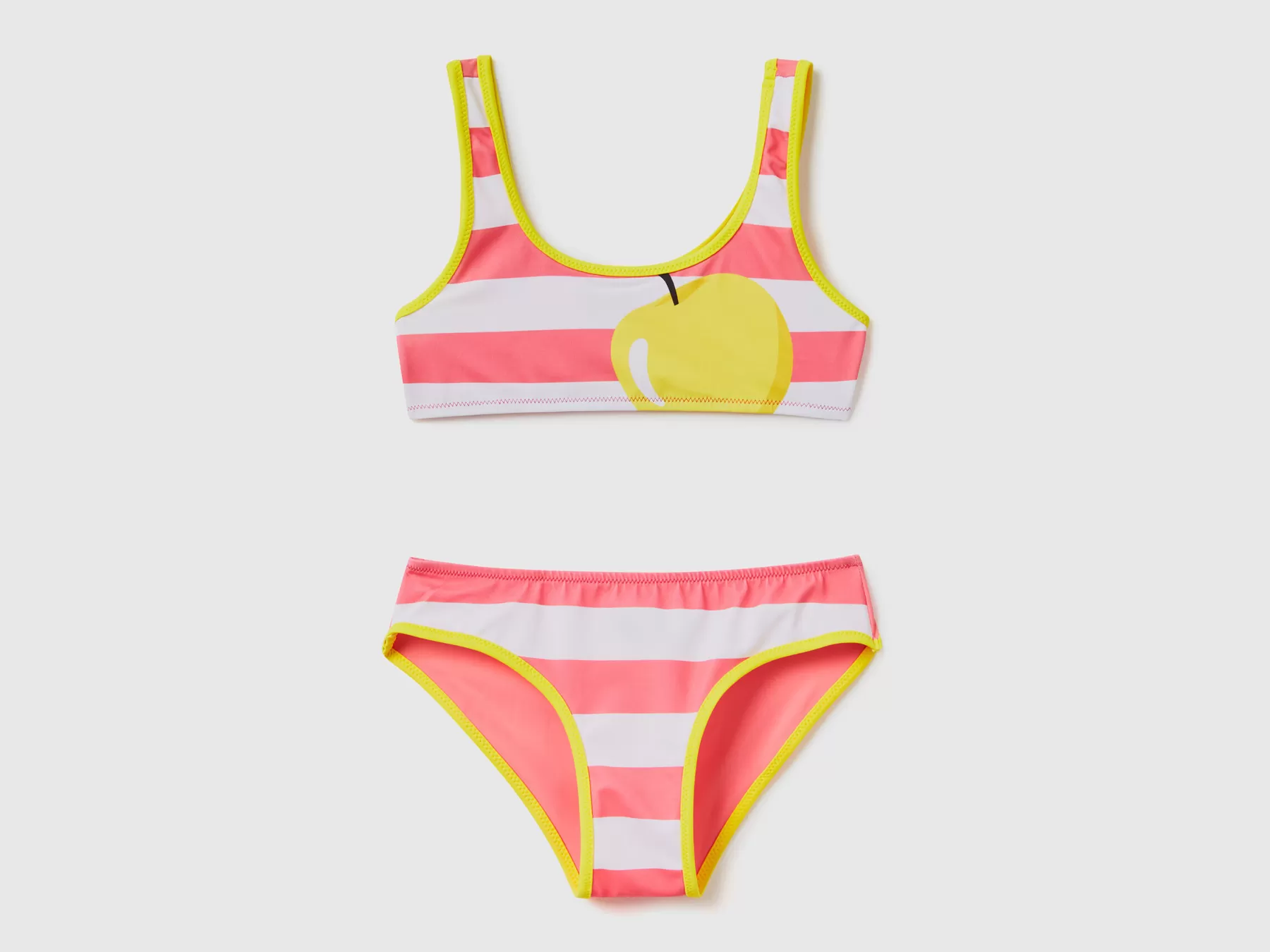 Benetton Bikini Mare Con Stampa Mela Rosa Online