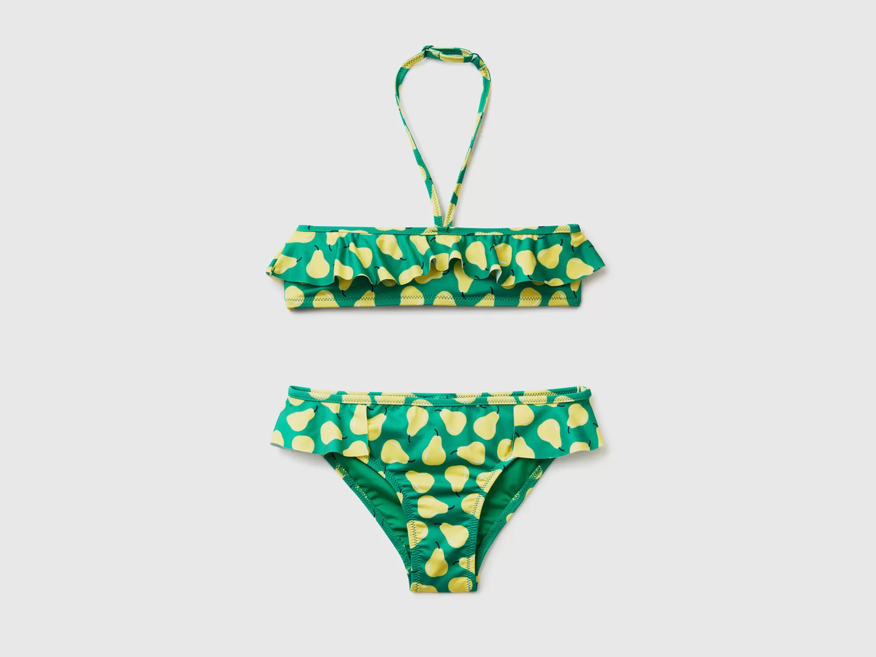 Benetton Bikini Marecon Pattern Pere Verde Fashion