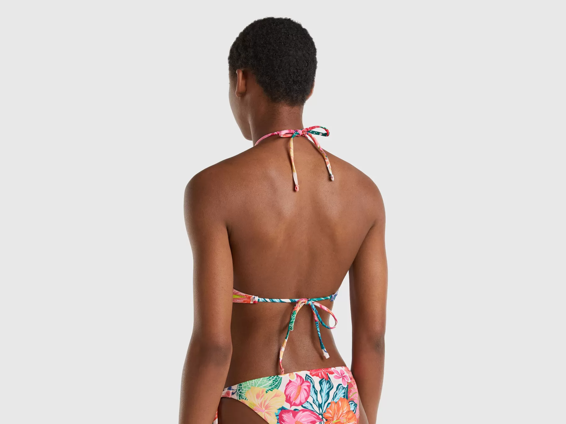 Benetton Bikini Top Con Stampa Floreale Multi-Color Flash Sale