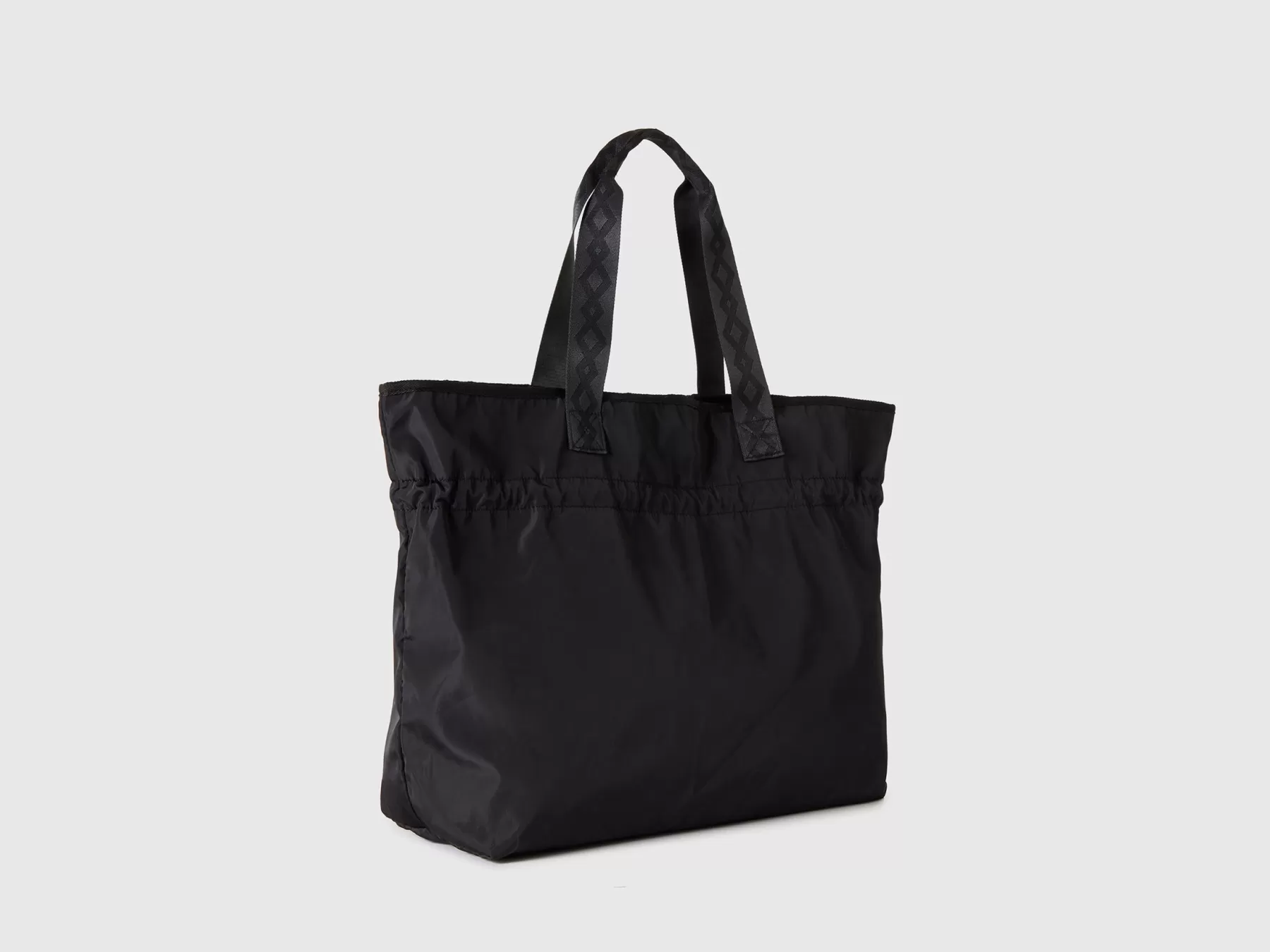 Benetton Borsa Mare Con Coulisse Nero Cheap