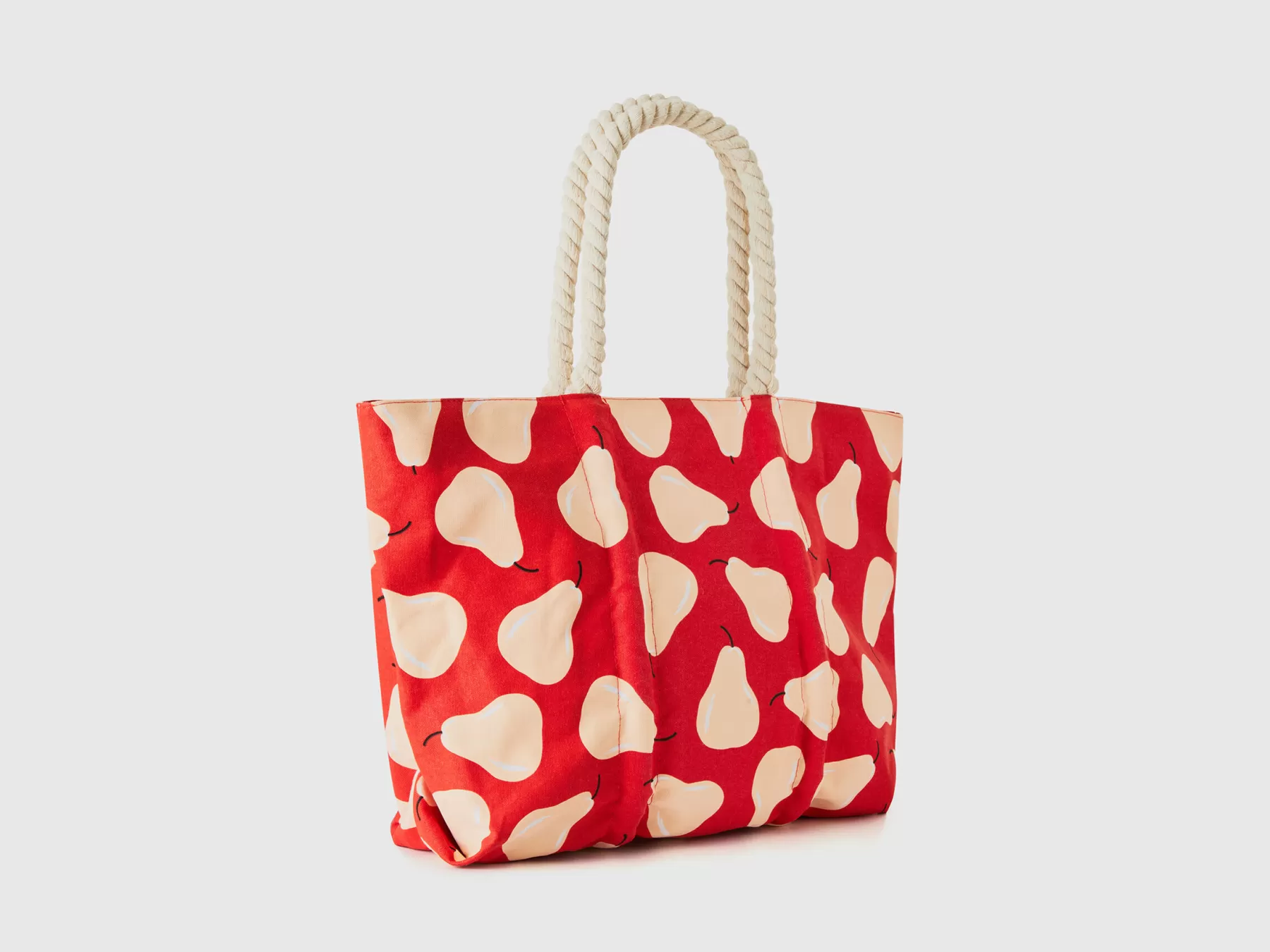 Benetton Borsa Rossa Con Pattern Pere Rosso Shop