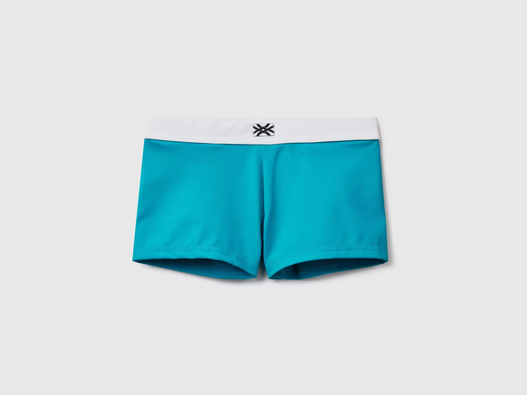 Benetton Boxer Mare Con Coulisse In Econyl® Verde Ottanio Store