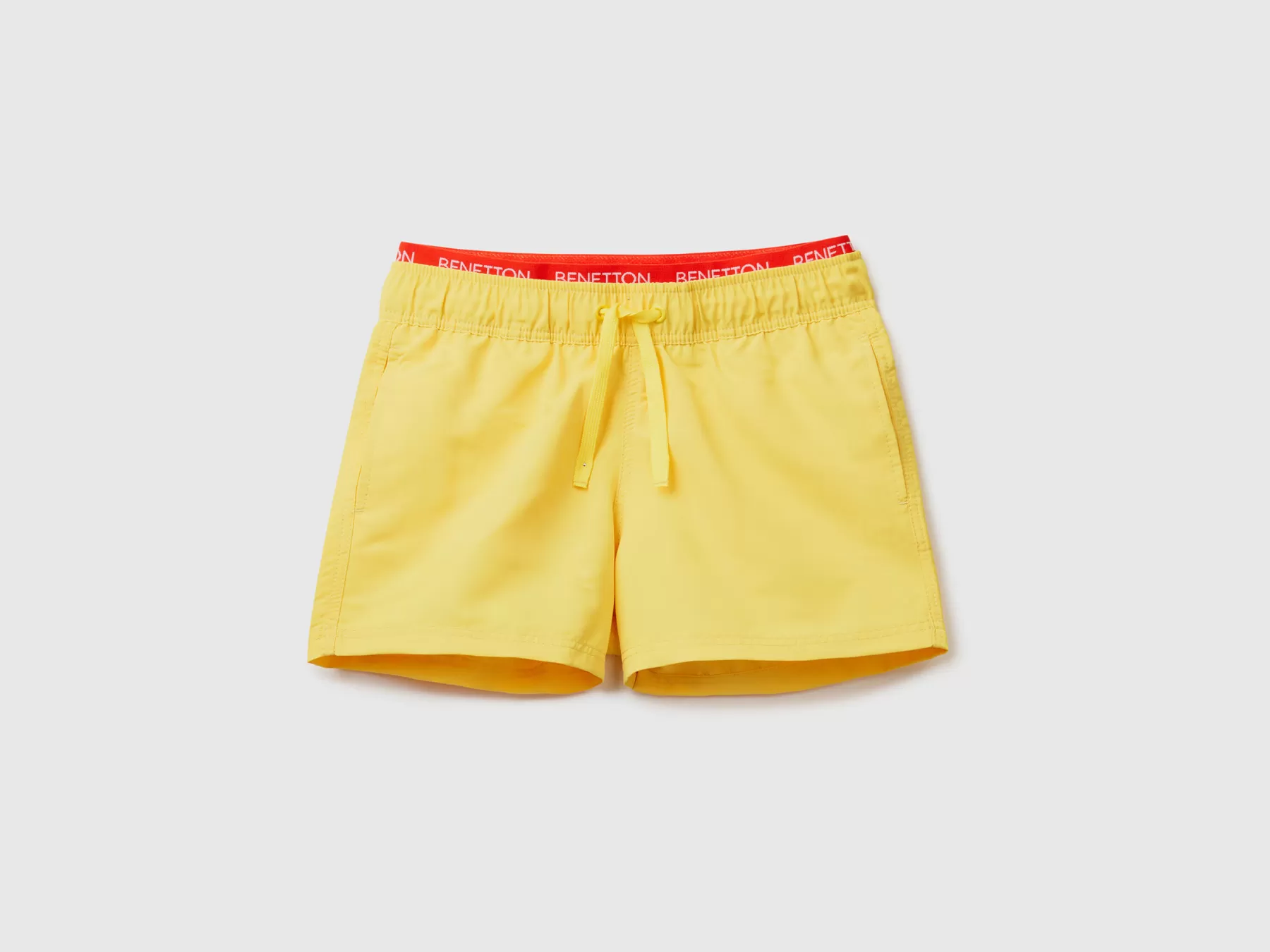 Benetton Boxer Mare Con Elastico Logato Giallo Clearance