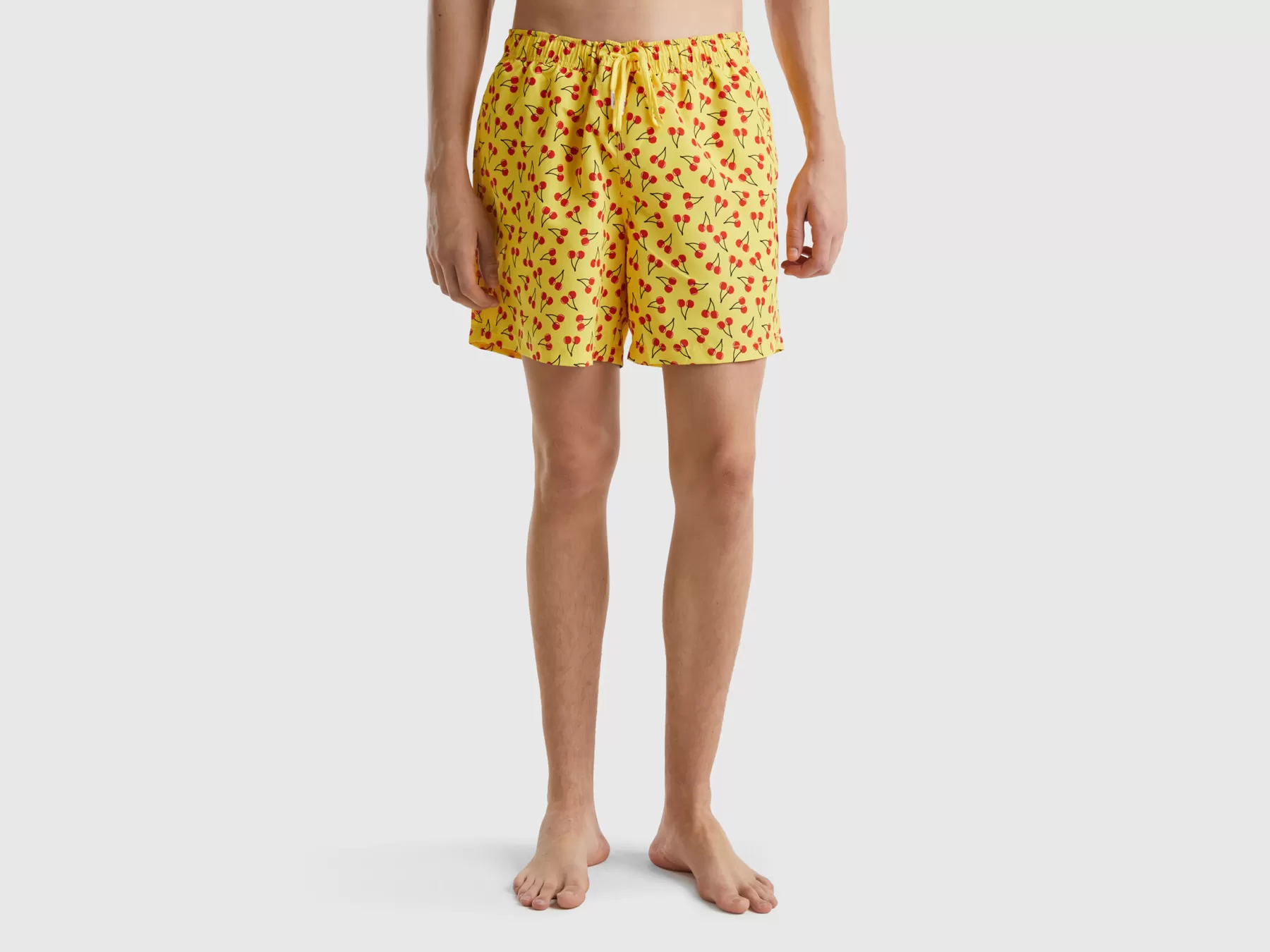 Benetton Boxer Marecon Pattern Ciliegie Giallo Discount