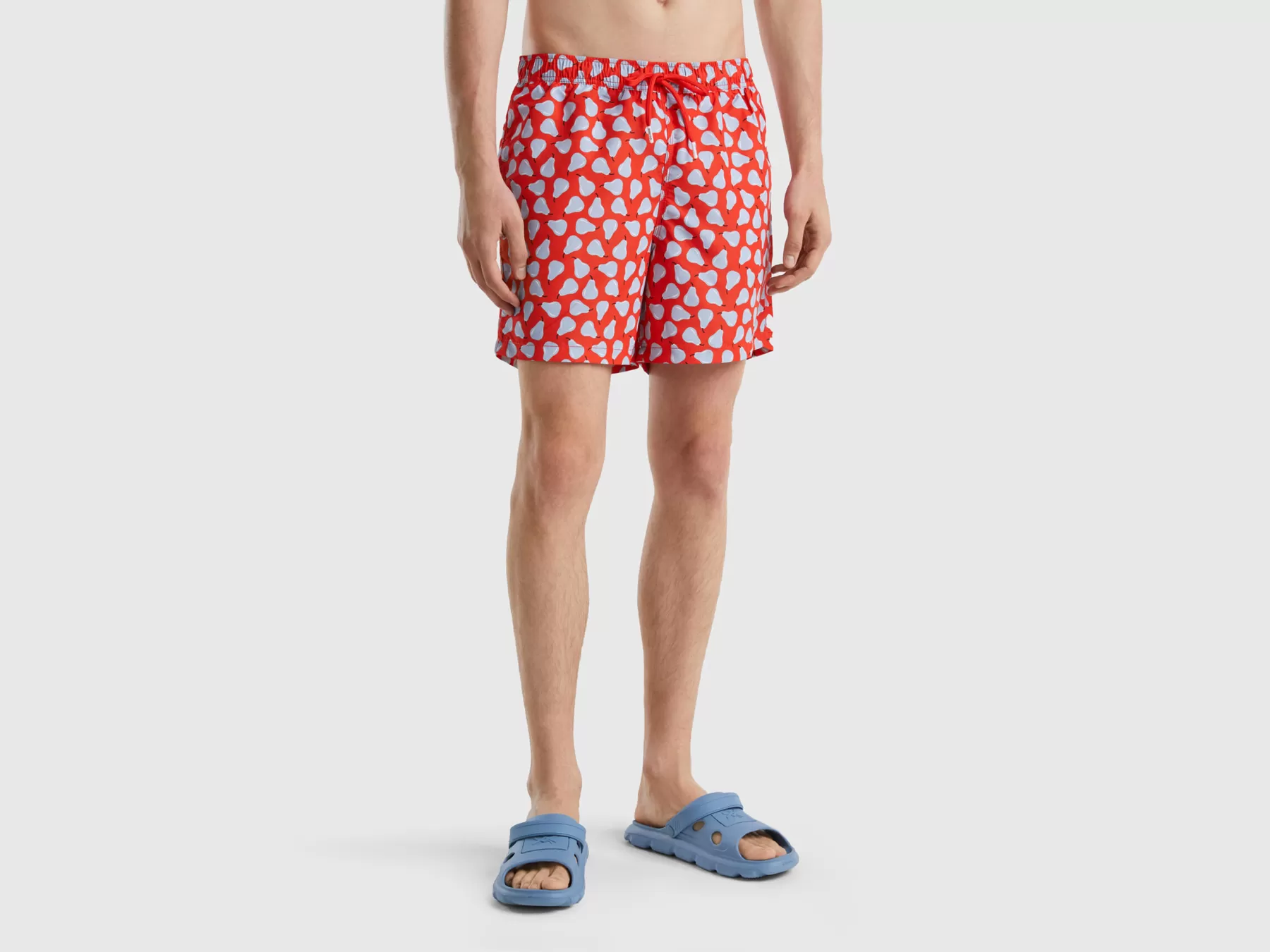 Benetton Boxer Marecon Pattern Pere Rosso Flash Sale