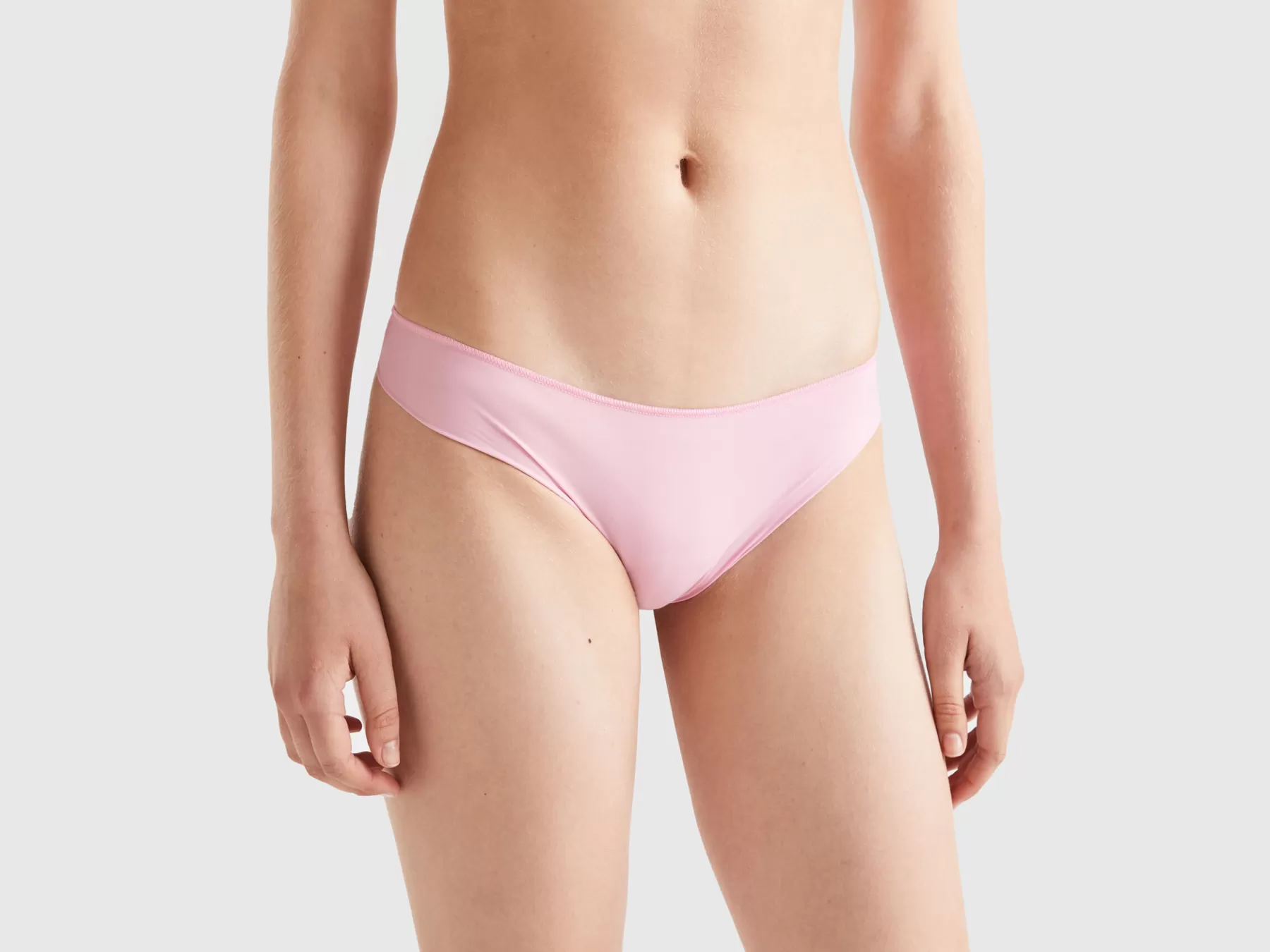 Benetton Brasiliana Stretch Con Pizzo Rosa Outlet