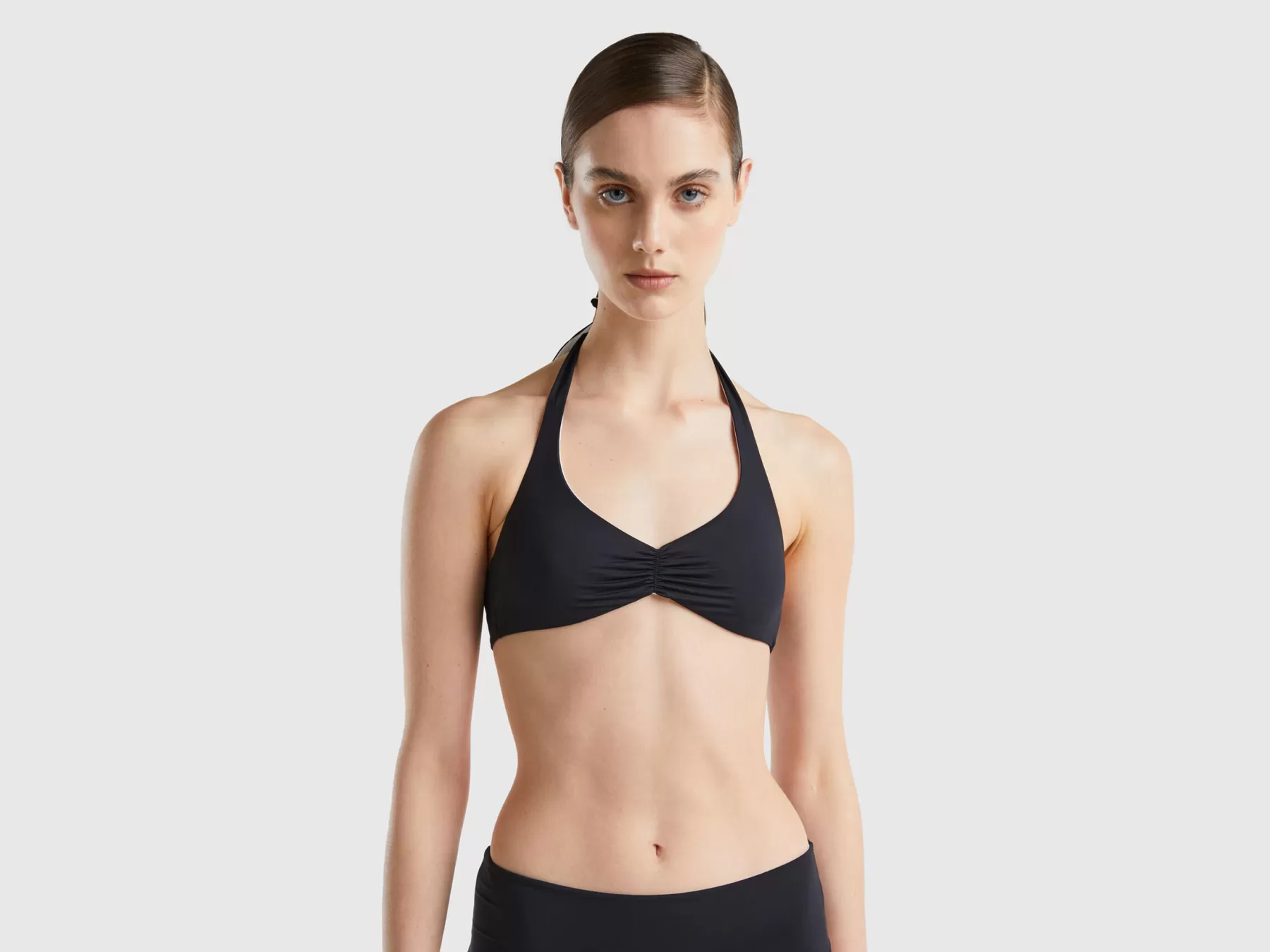 Benetton Brassiere Reversibile In Econyl® Nero Best