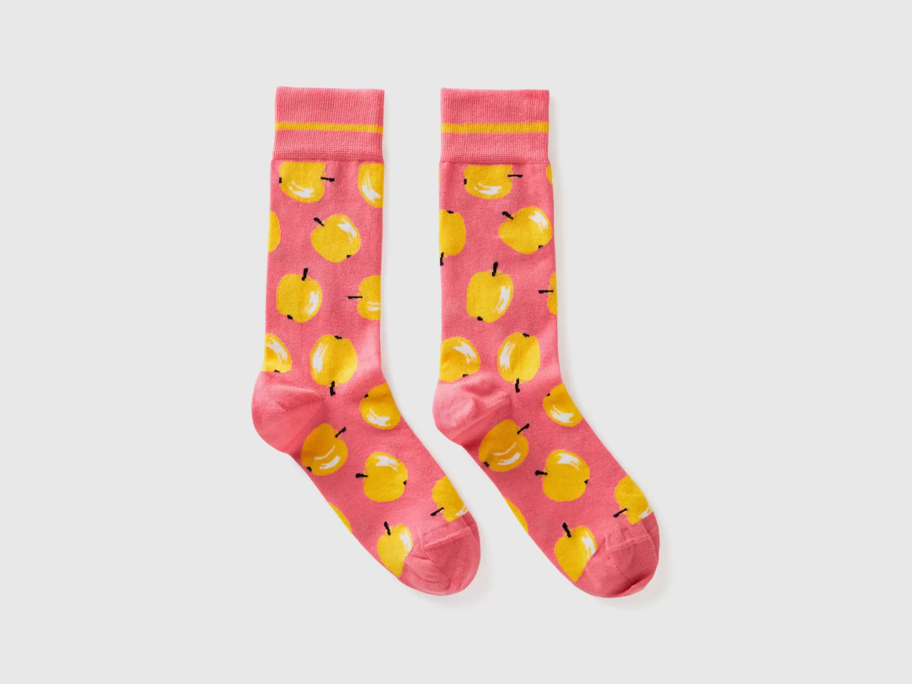 Benetton Calzinicon Pattern Mele Rosa Online