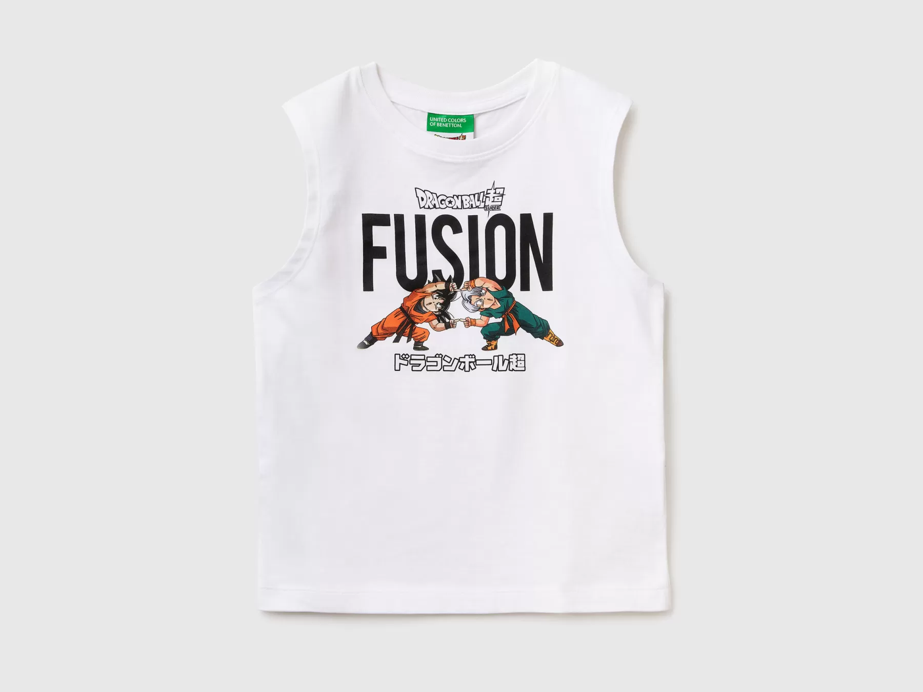 Benetton Canotta Con Stampa Dragon Ball Bianco Hot