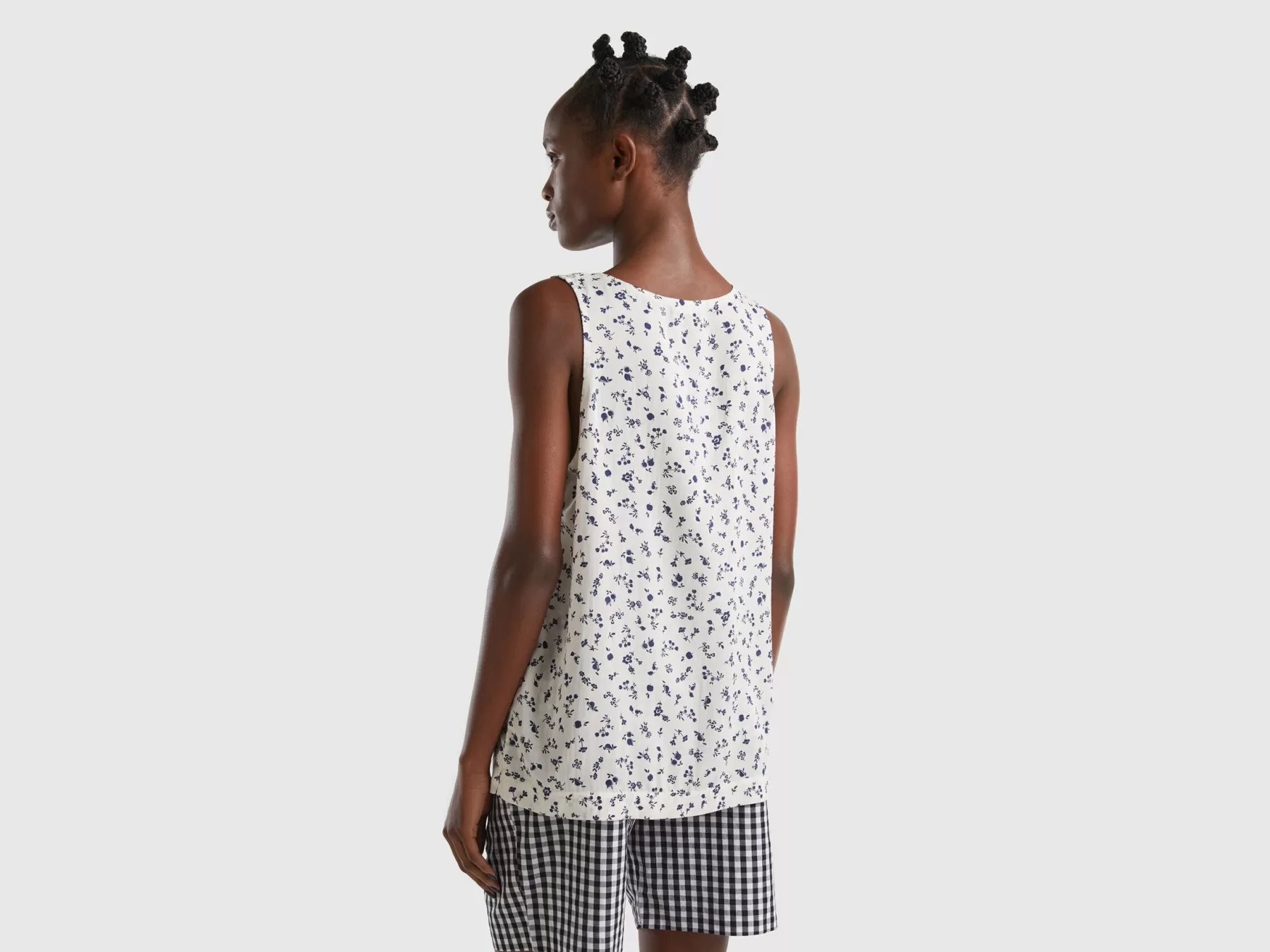 Benetton Canotta Leggera Fantasia Multi-Color Best Sale