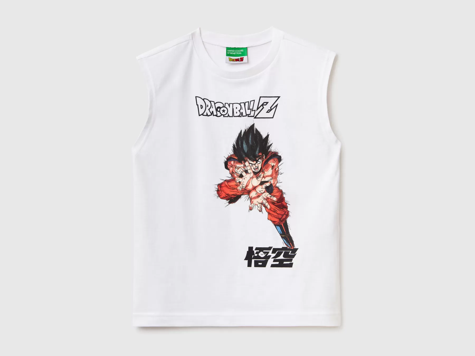 Benetton Canotta Over Dragon Ball Bianco Online