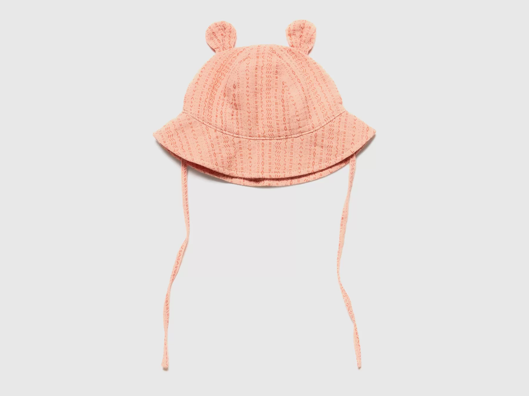 Benetton Cappellino Con Orecchie Salmone Flash Sale