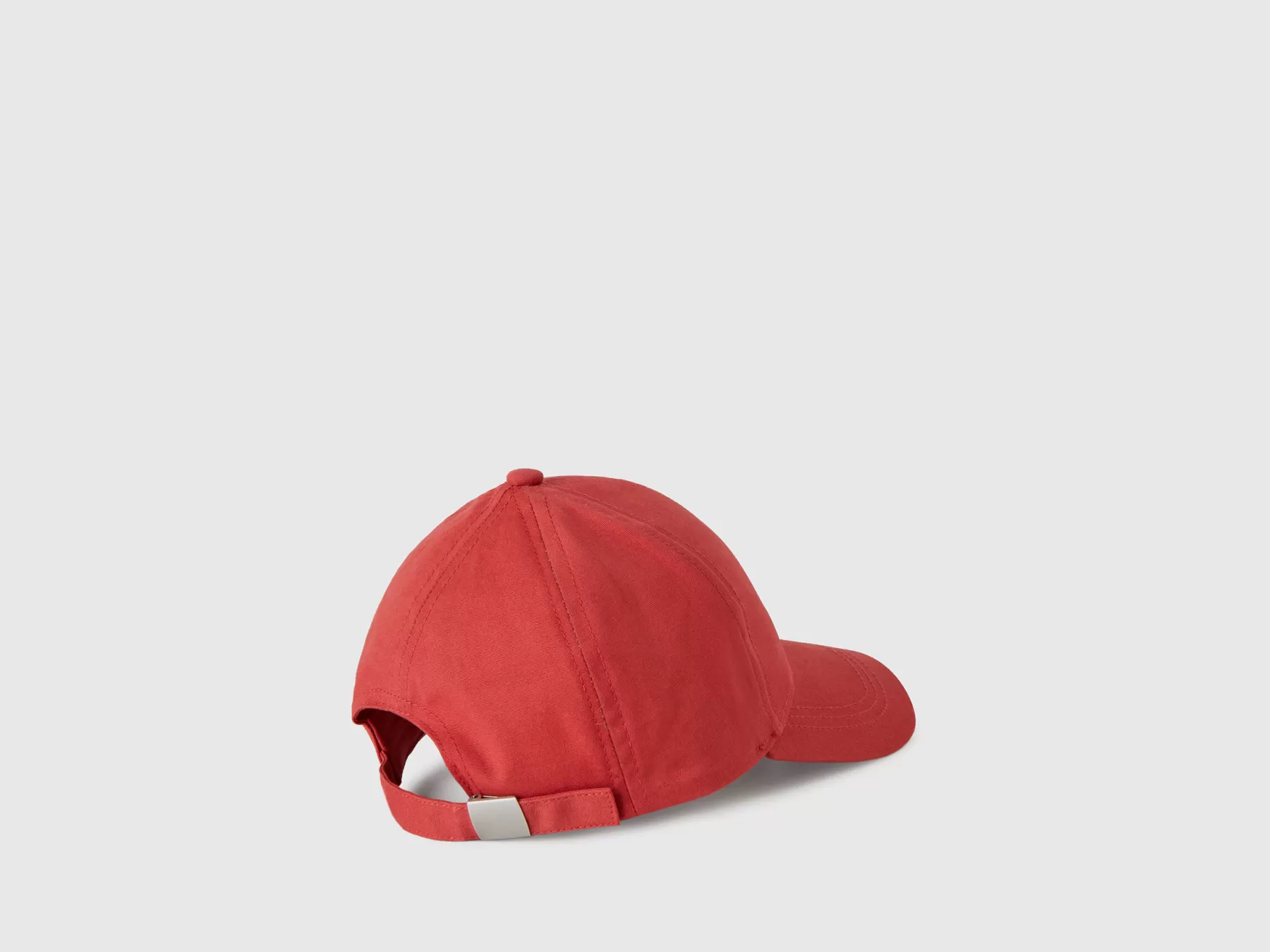 Benetton Cappellino Con Visiera Rosso Mattone Store