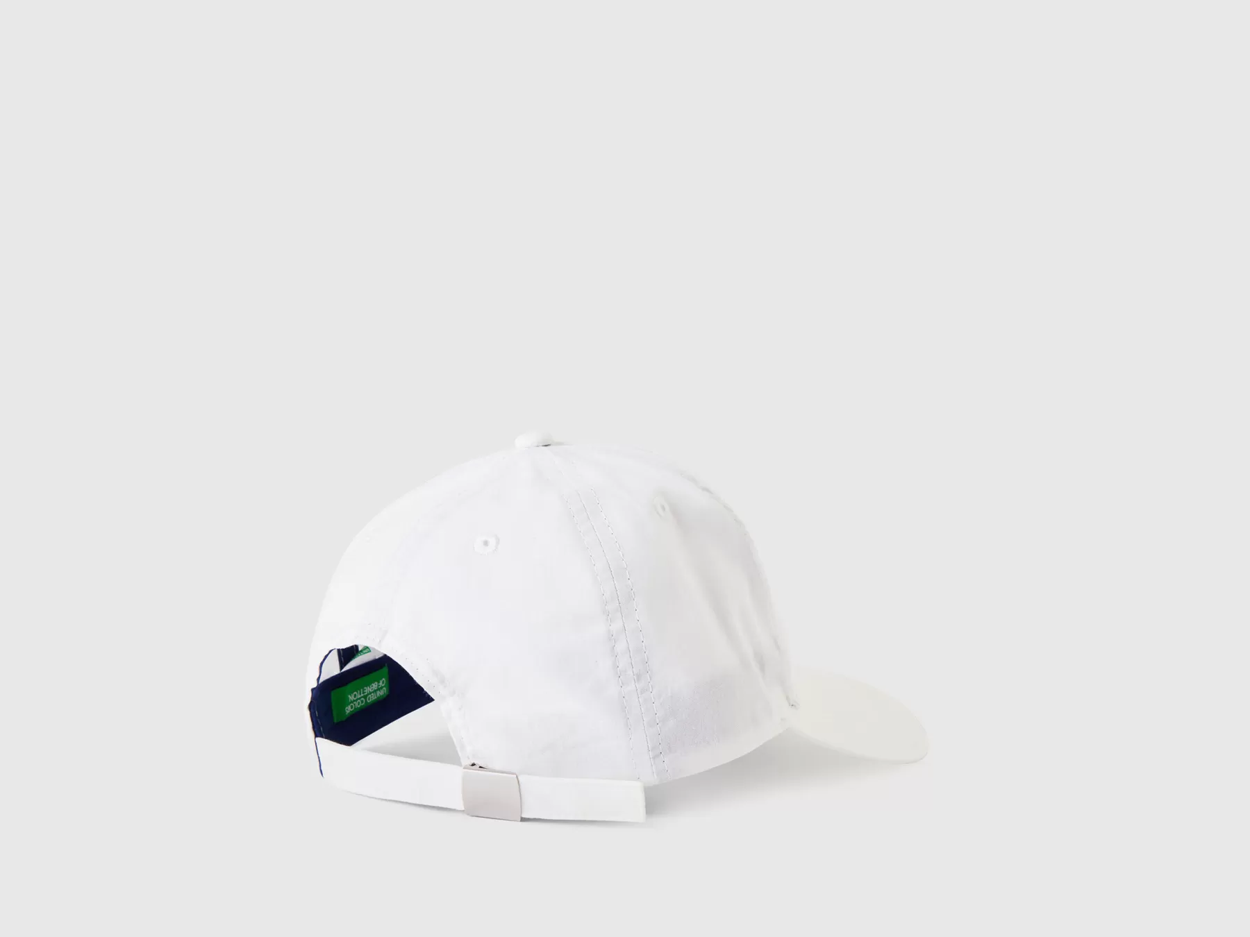 Benetton Cappellino Con Visiera E Stampa Bianco Best