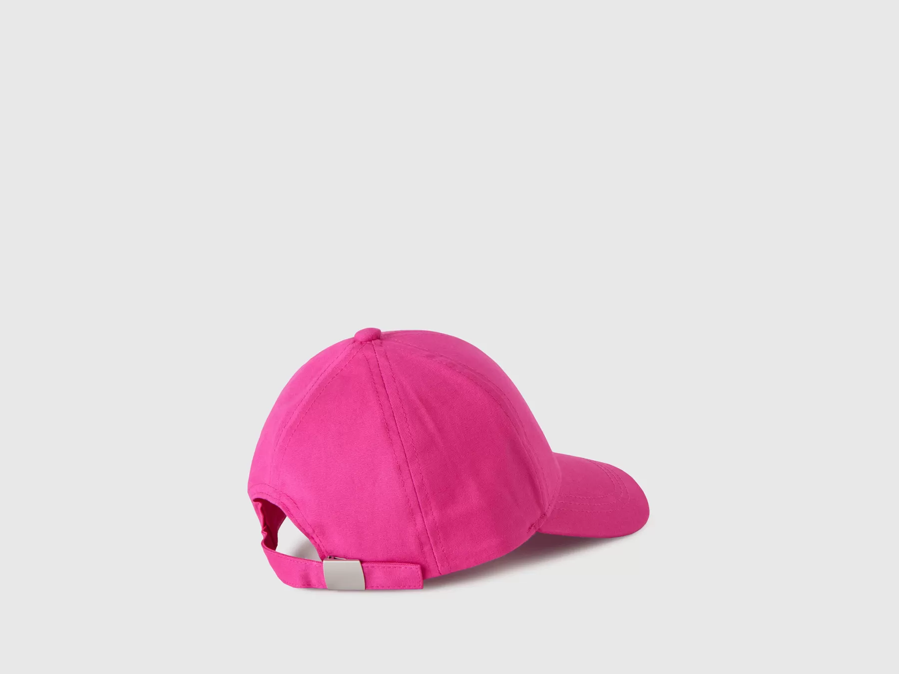 Benetton Cappellino In Cotone Con Visiera Fucsia Best