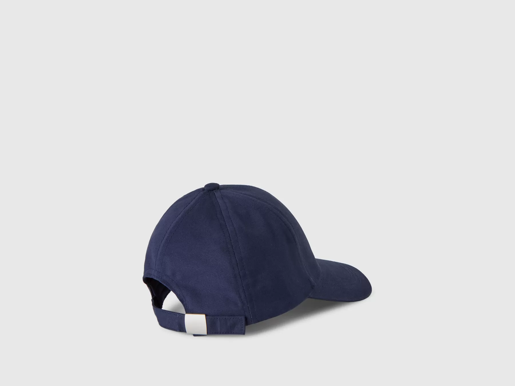 Benetton Cappellino In Cotone Con Visiera Blu Scuro Clearance