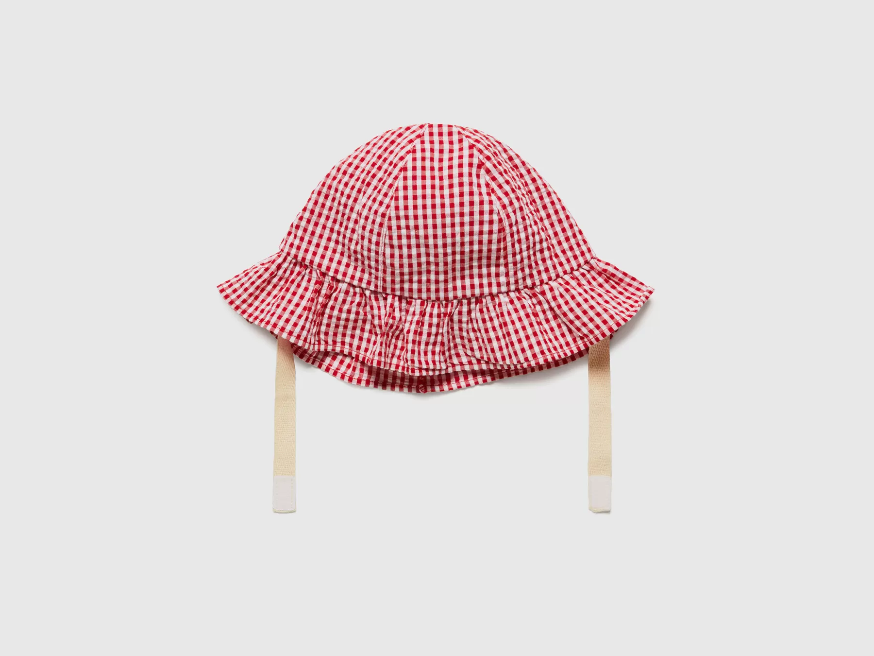 Benetton Cappellino Vichy Rosso Online