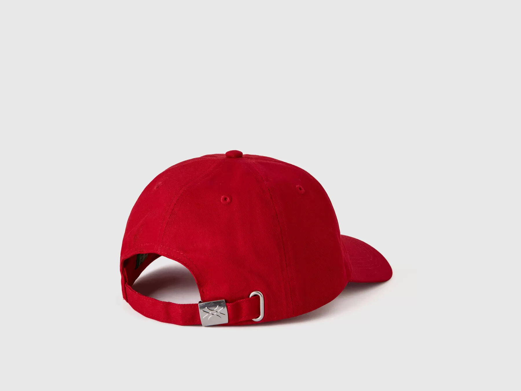 Benetton Cappellinocon Logo Ricamato Rosso Sale