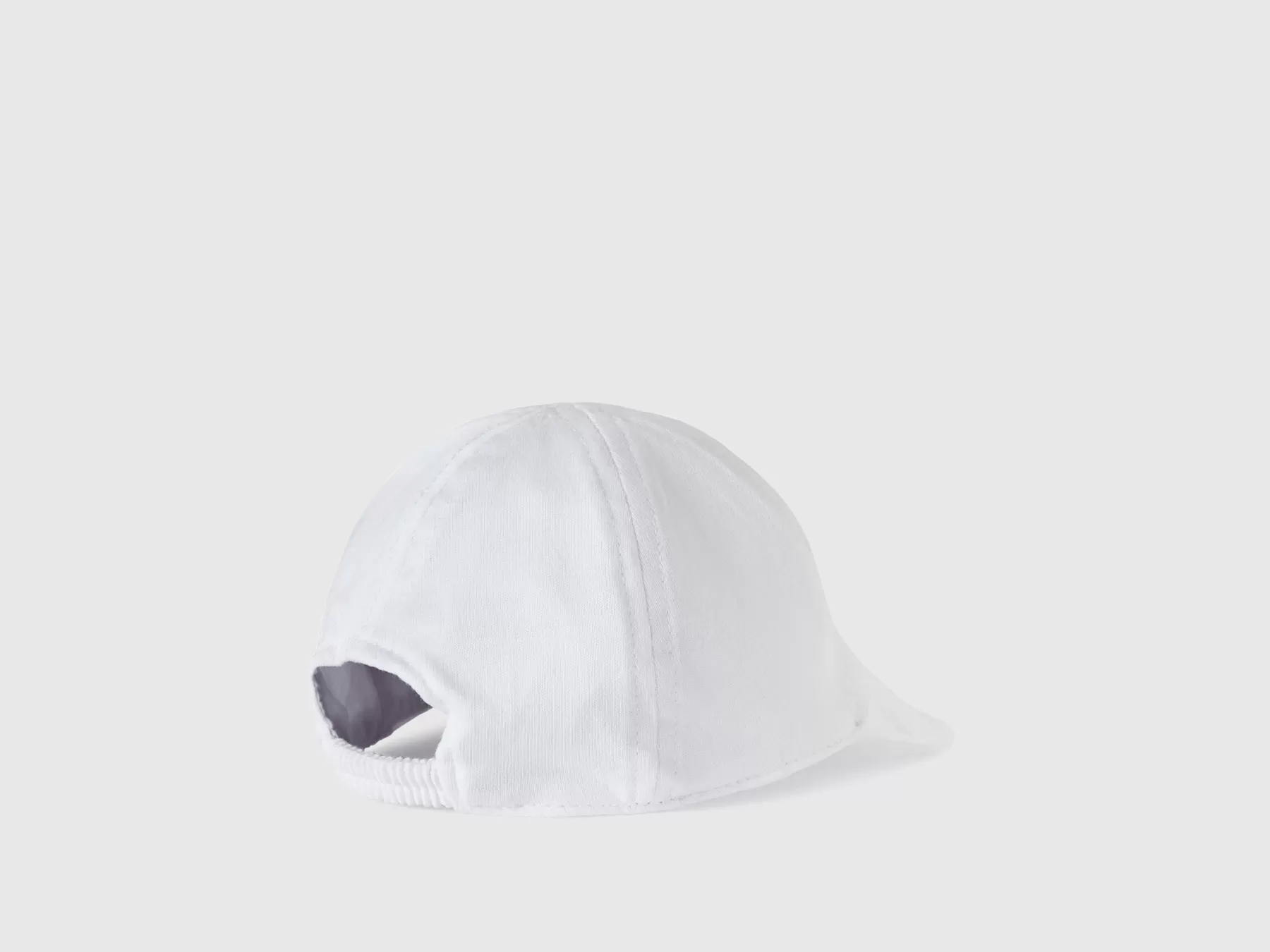 Benetton Cappello Baseball Con Stampa Bianco Outlet