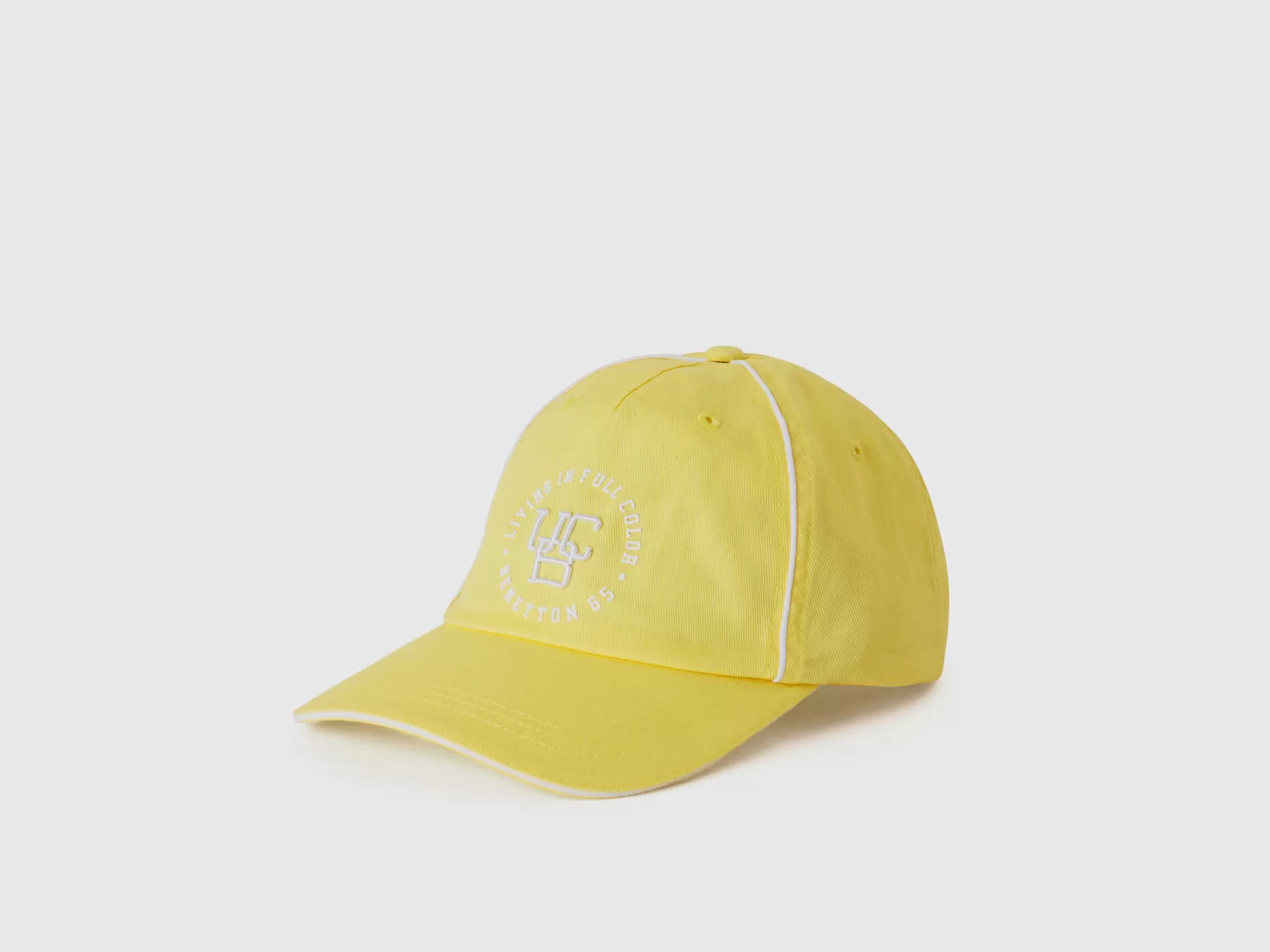 Benetton Cappello Con Visiera Giallo Shop