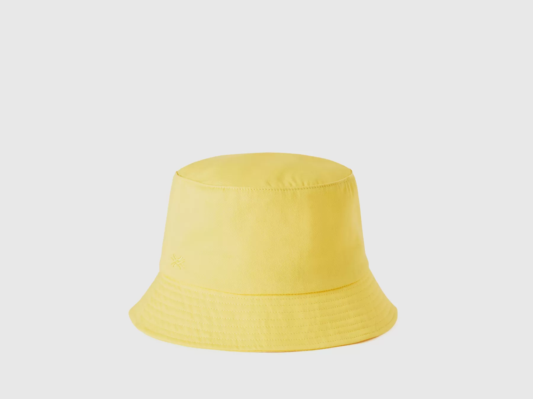 Benetton Cappello Stile Pescatorecon Logo Giallo Store