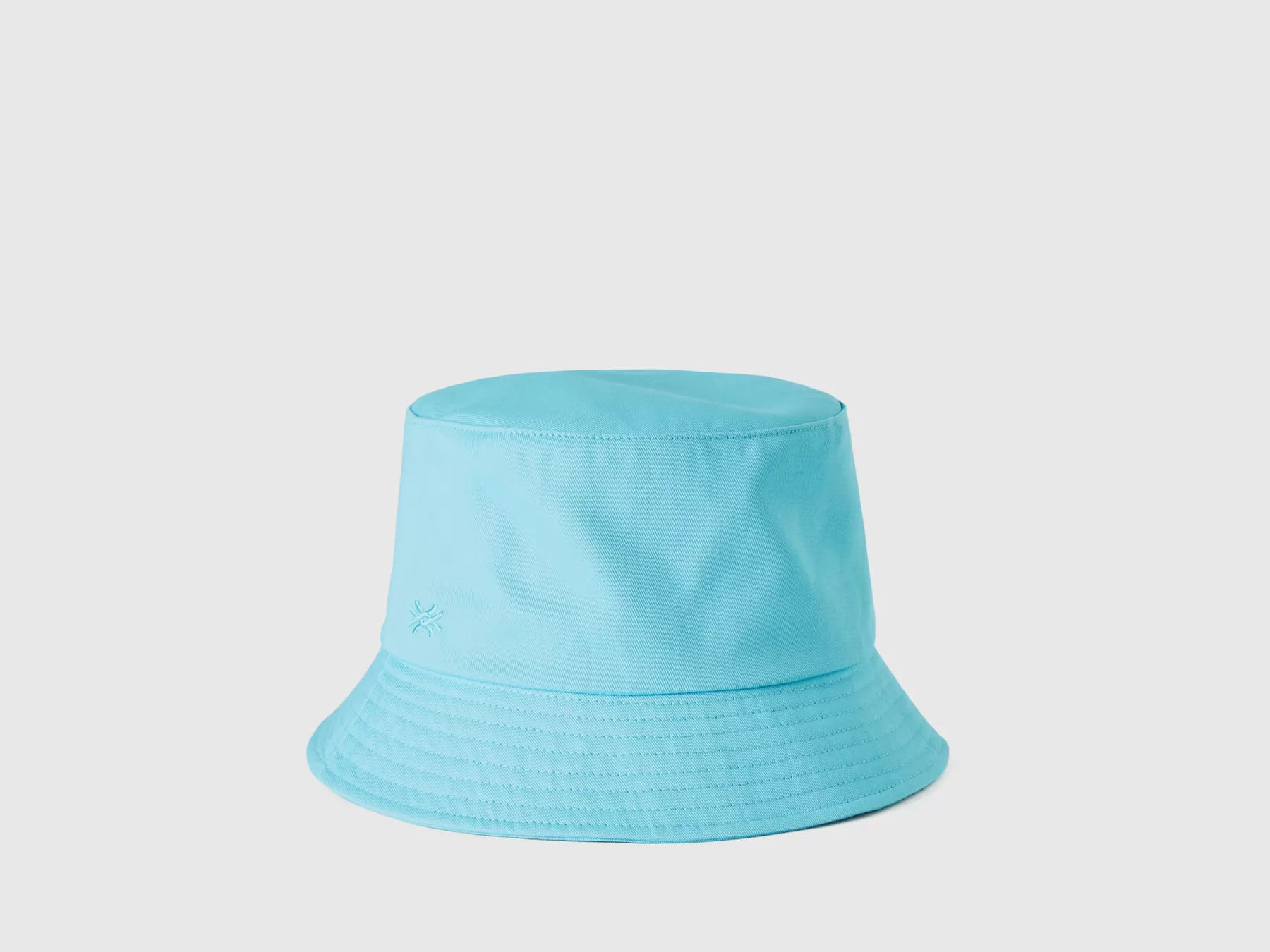 Benetton Cappello Stile Pescatorecon Logo Azzurro Store