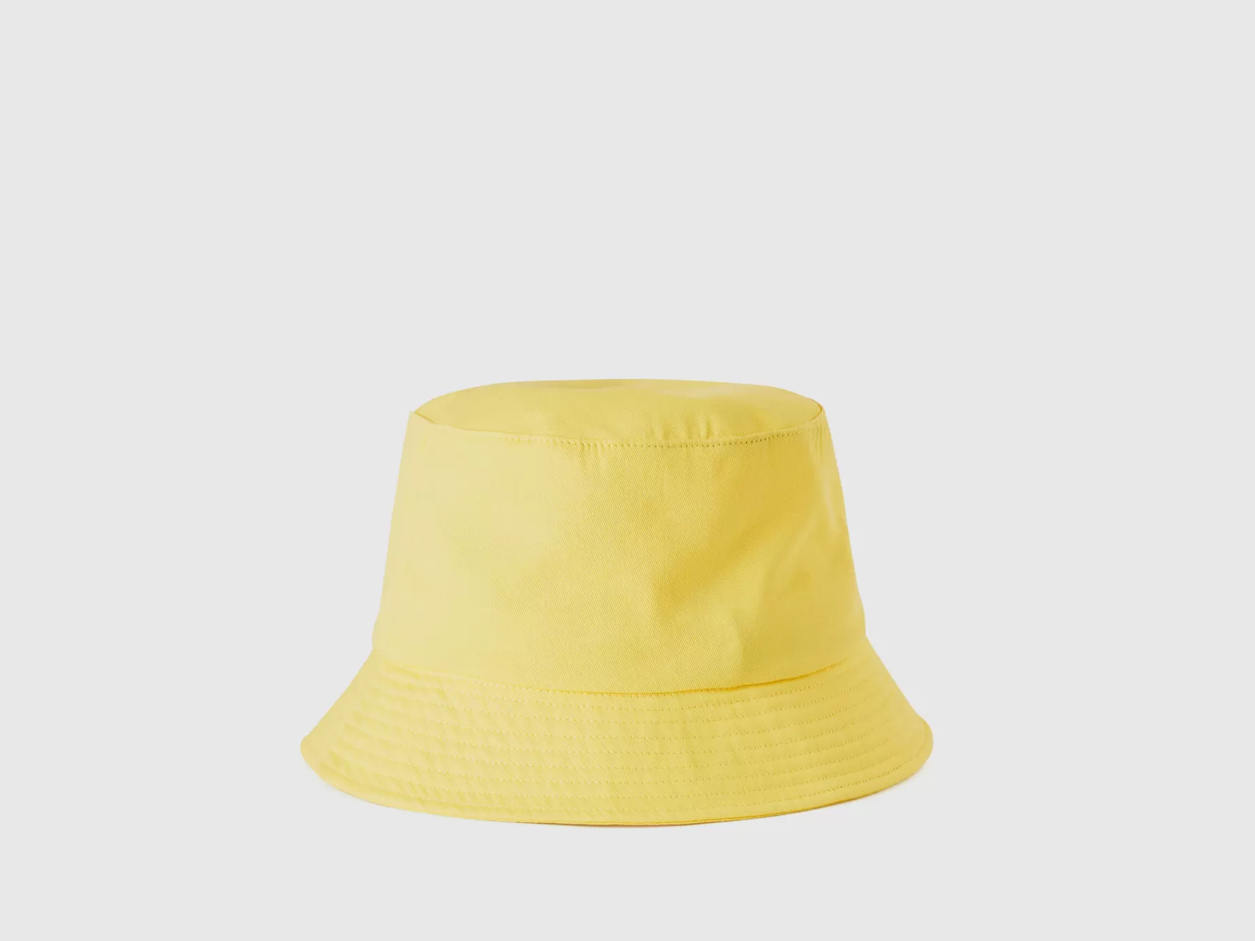 Benetton Cappello Stile Pescatorecon Logo Giallo Store