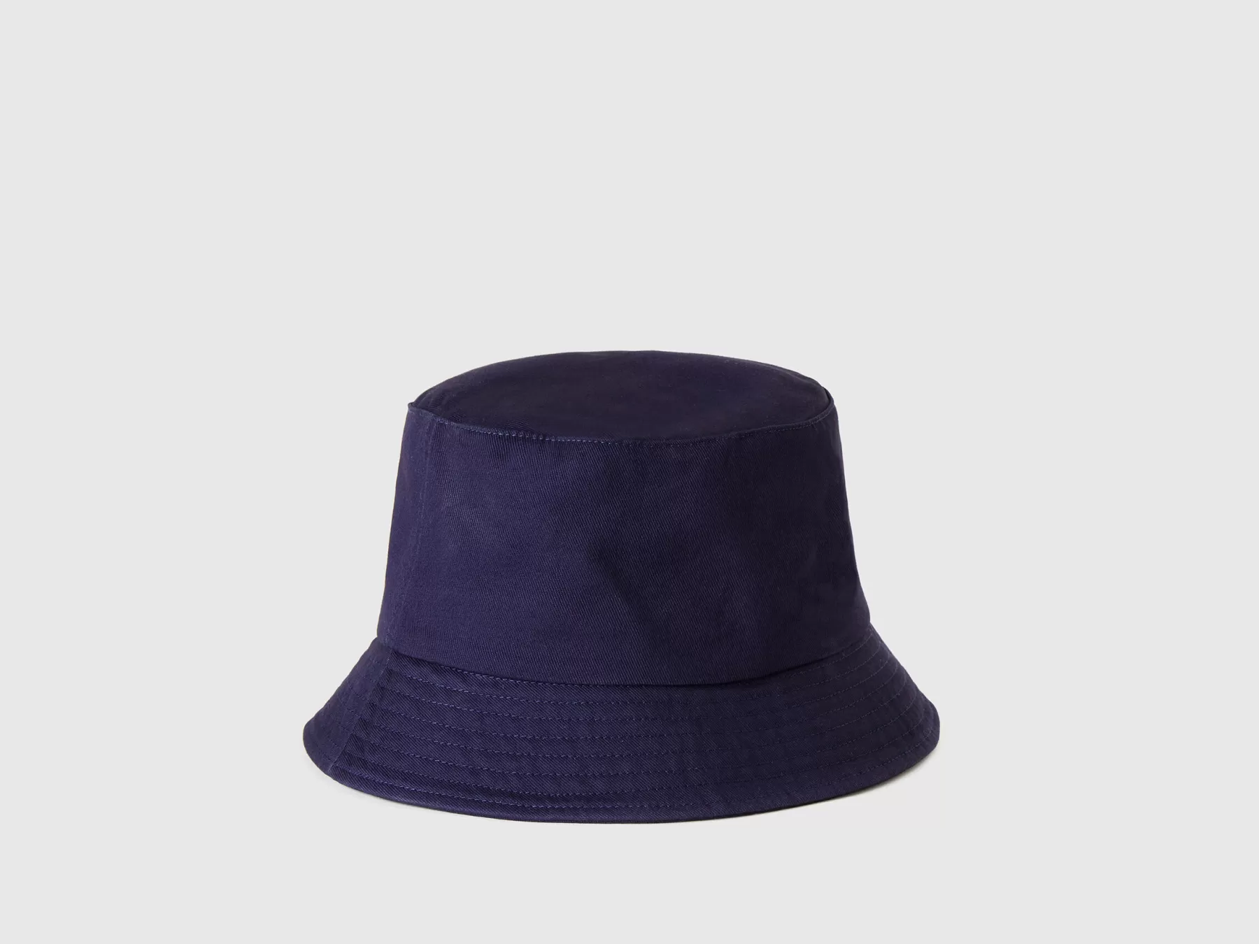 Benetton Cappello Stile Pescatorecon Logo Blu Scuro Cheap