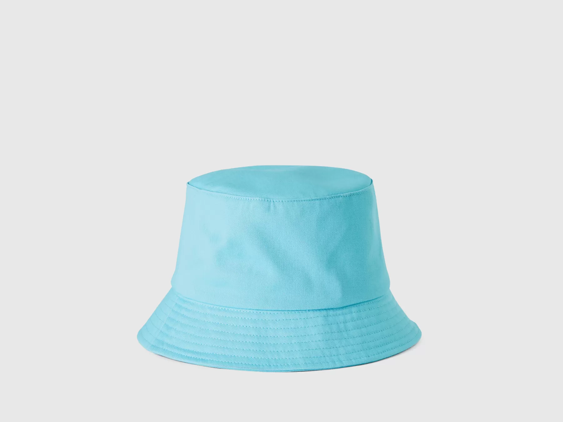 Benetton Cappello Stile Pescatorecon Logo Azzurro Store