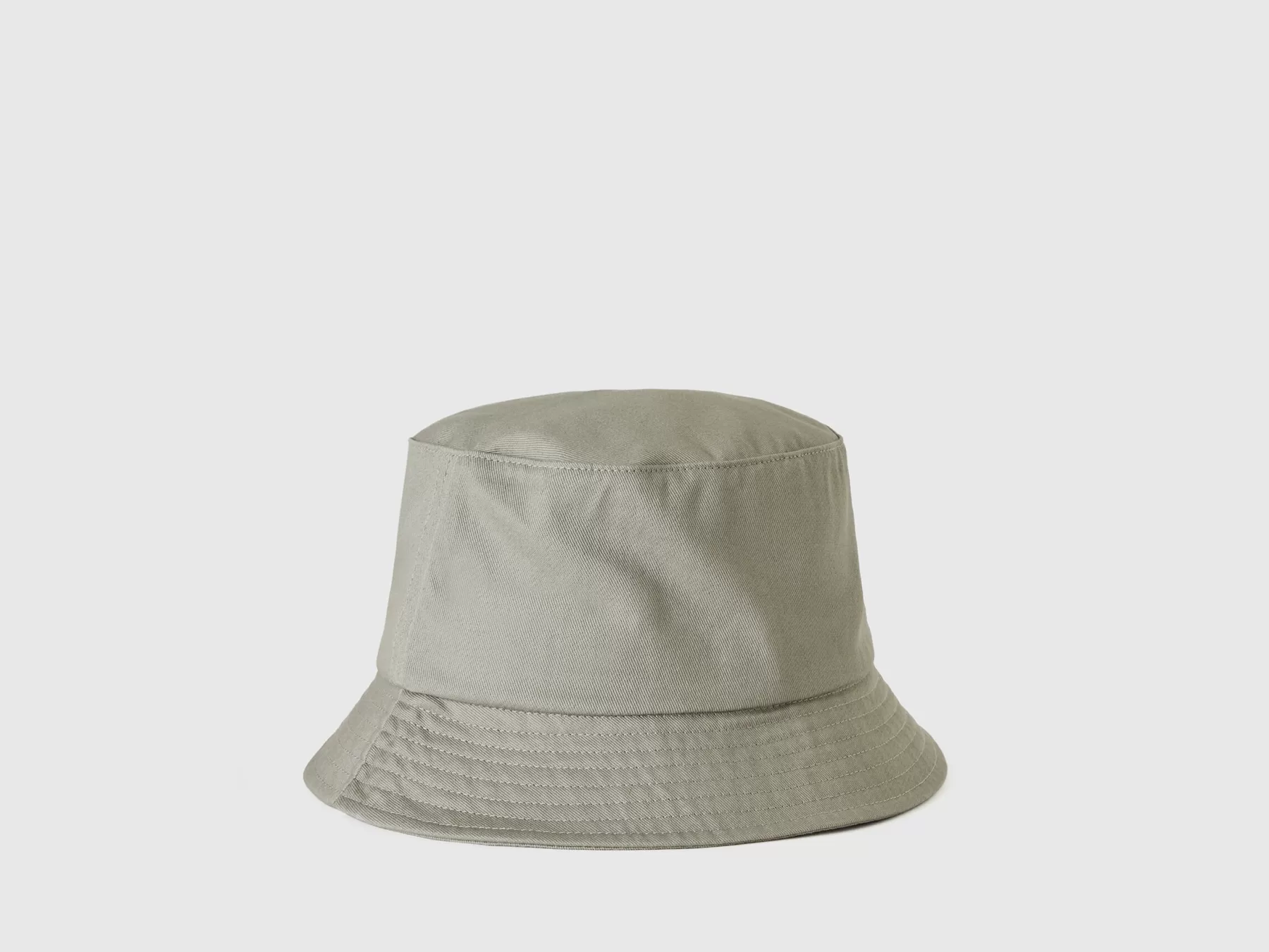 Benetton Cappello Stile Pescatorecon Logo Grigio Shop