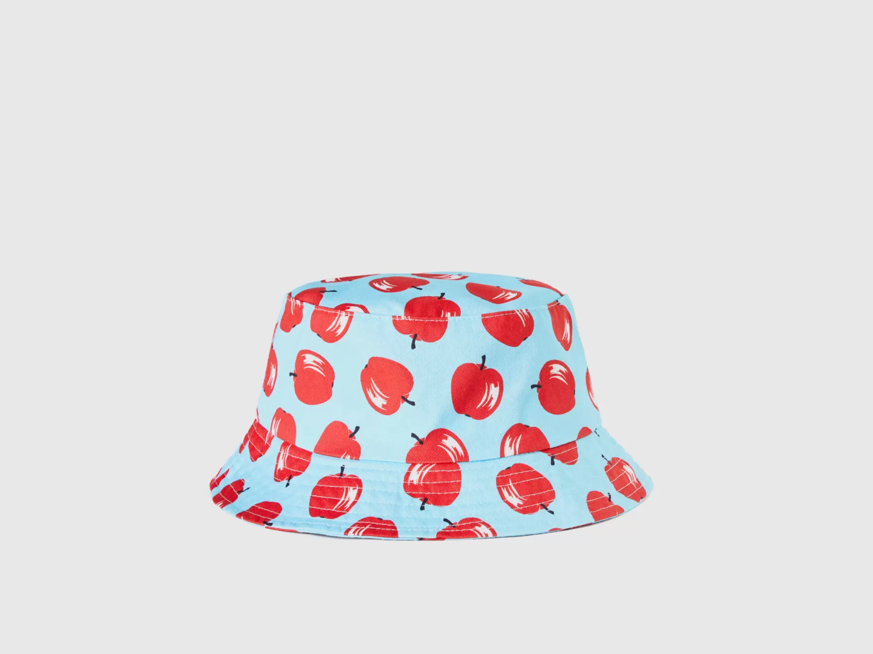 Benetton Cappellocon Pattern Mele Azzurro Store