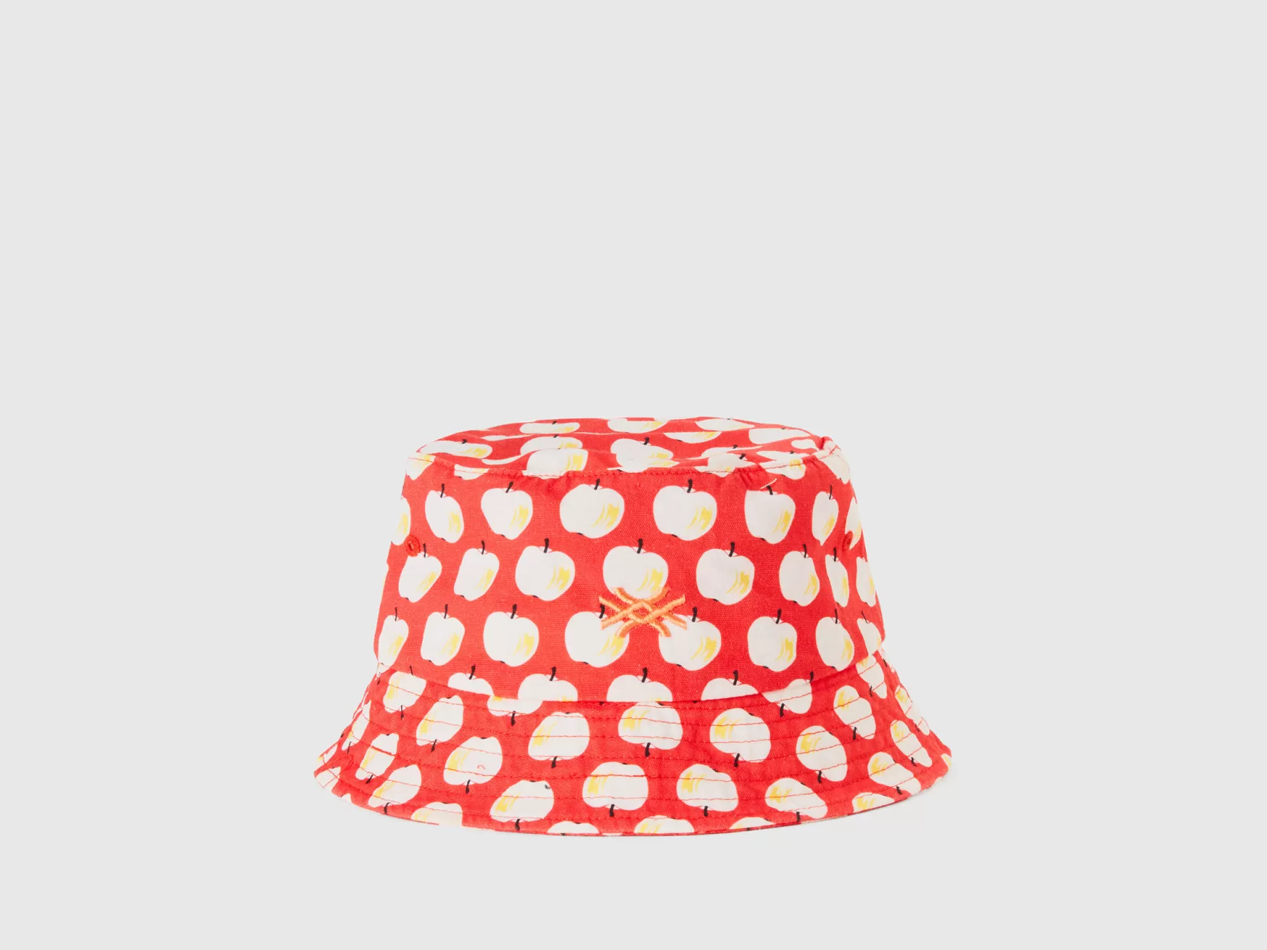 Benetton Cappellocon Pattern Mele Rosso Store